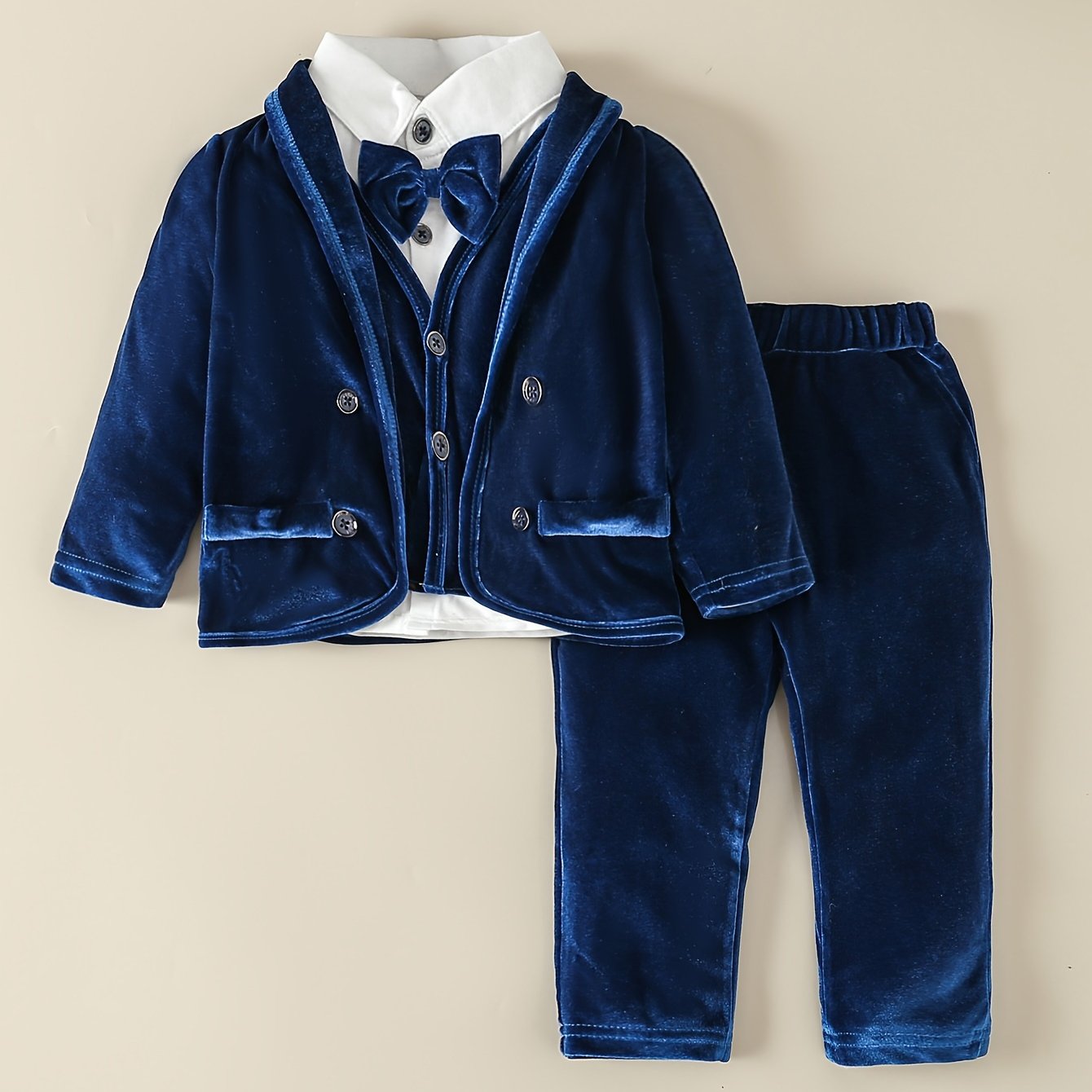 Baby blue clearance velvet suit