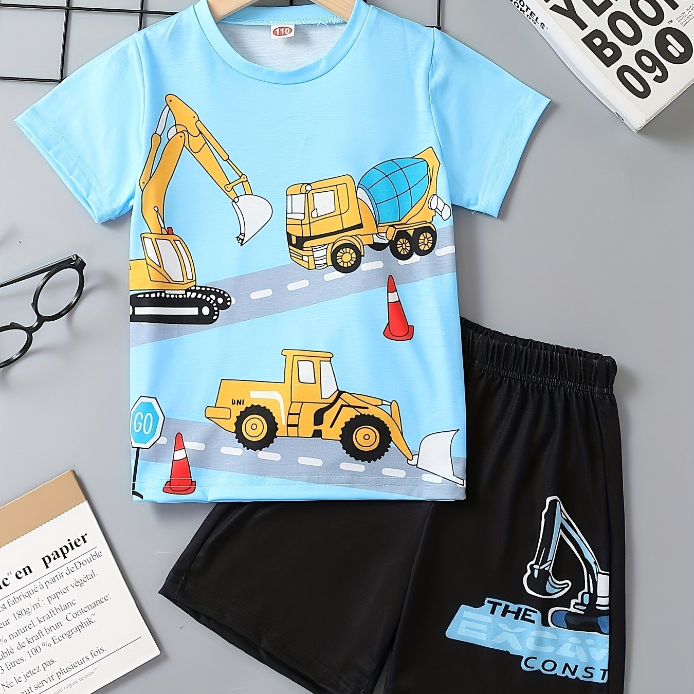 Boys' Shorts Set, Perfect For Outdoor
