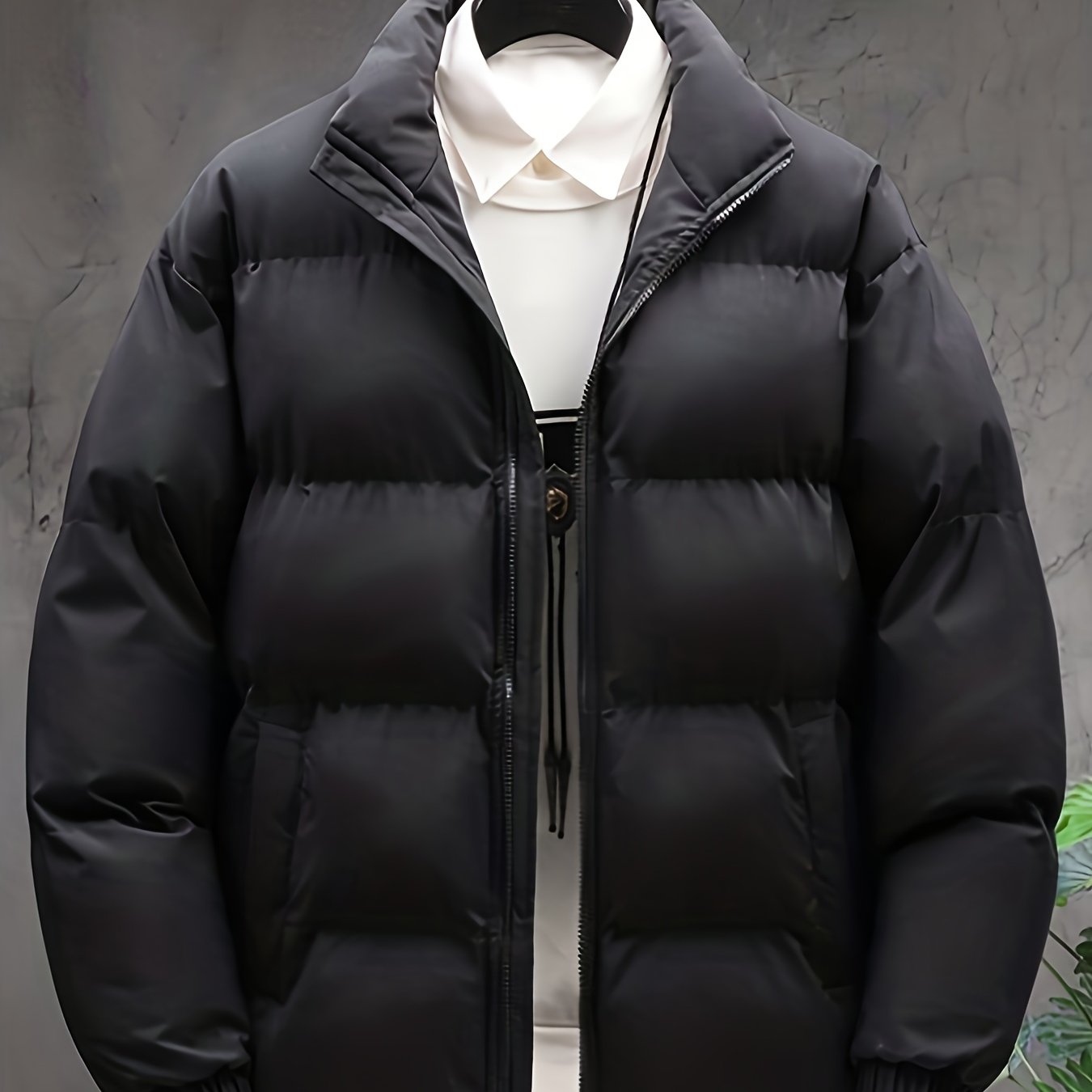 Men\u0027s Padded Bread Jacket&comma; PLUS SIZE
