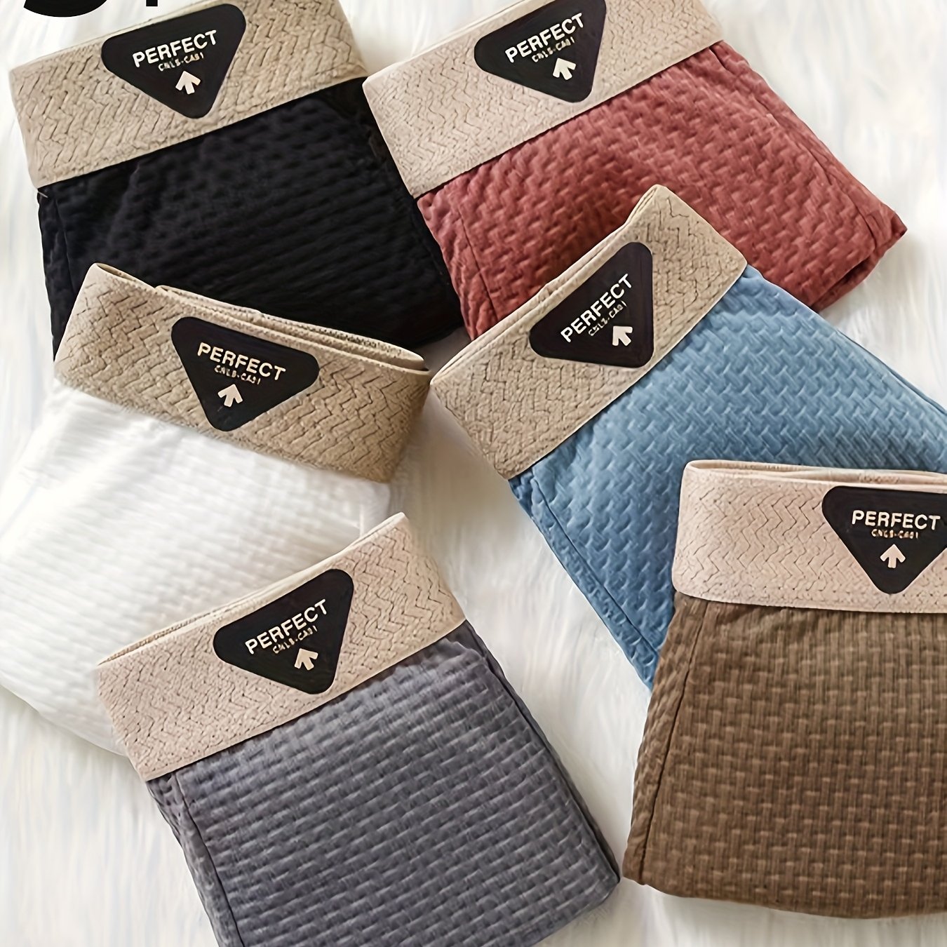 E-shop [BROVANIC] 3/6 Stück Herren Flache Slips, Weiche Atmungsaktive Unterwäsche, Geeignet für Tägliche Freizeit- und Bürokleidung, Minimalistisches