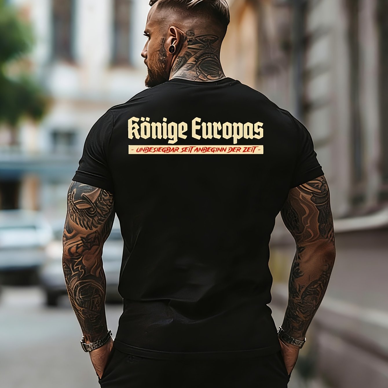 With Of Europe Text And Since Slogan For Outdoor Activities, Plus Size