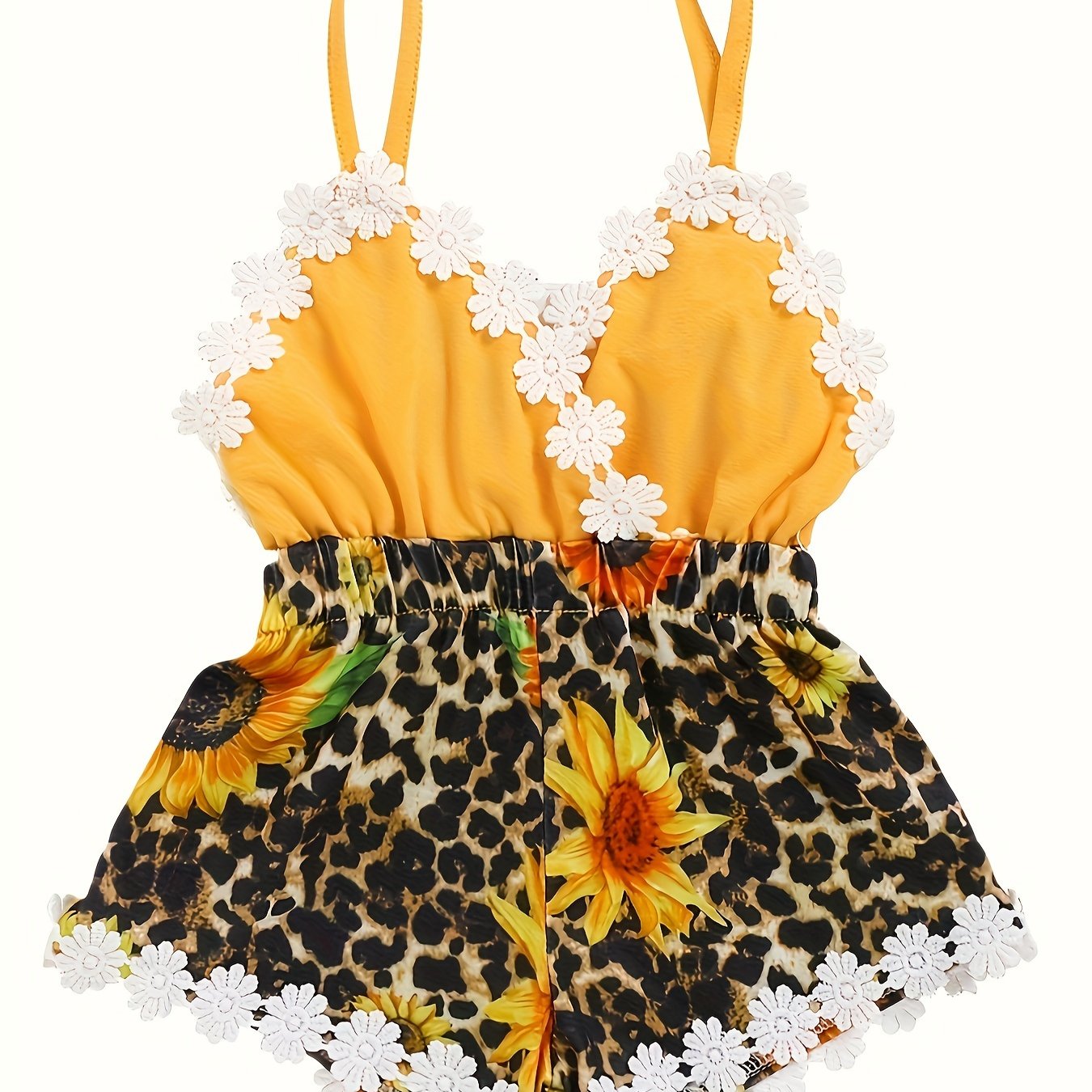 TEMU Minkidfashion Baby Girls 3 Months - 4 Years Summer Romper Toddler Infant Clothes, For Outdoor
