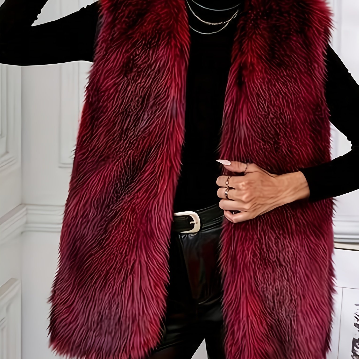 TEMU Autumn Winter Hot Cross-border Trendy Coat Women's Vest Lightweight Luxury Essential Popular Women's Clothing
