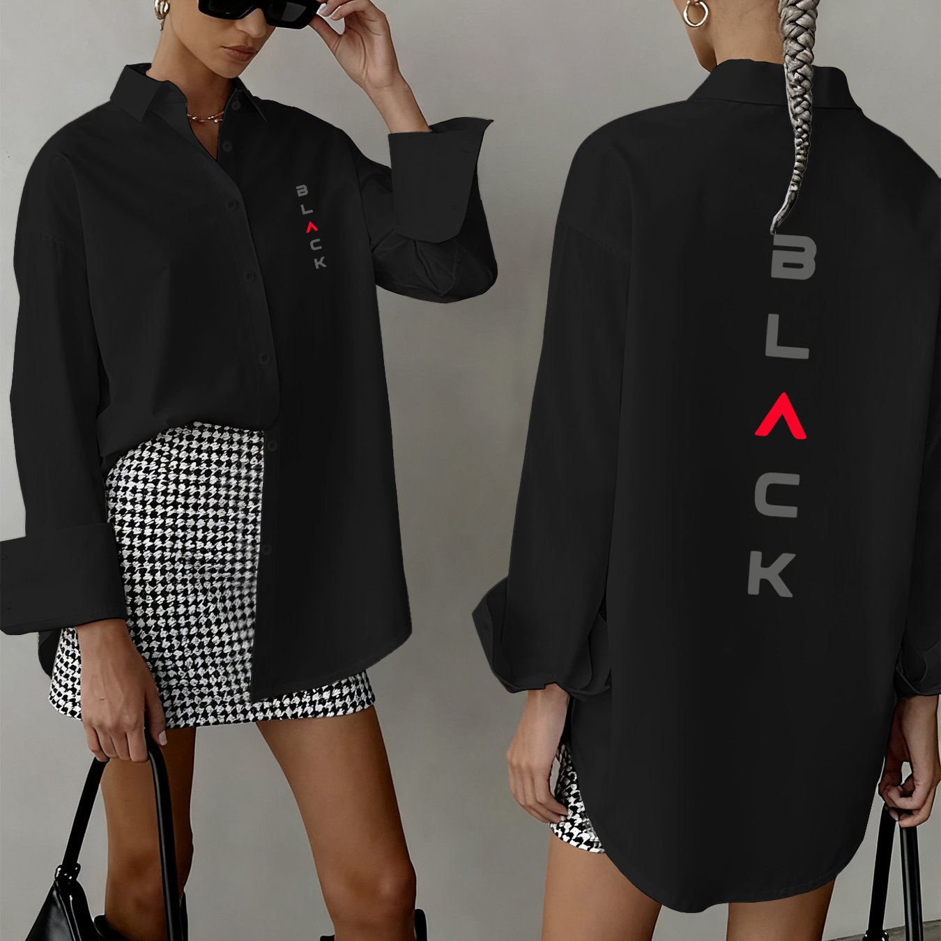 E-shop Elegantes Damen-Hemd, Top, Bluse, modische Damenbekleidung, lässige lockere Passform, langärmeliges Oberteil, ., beliebtes modisches Damen-Hemd