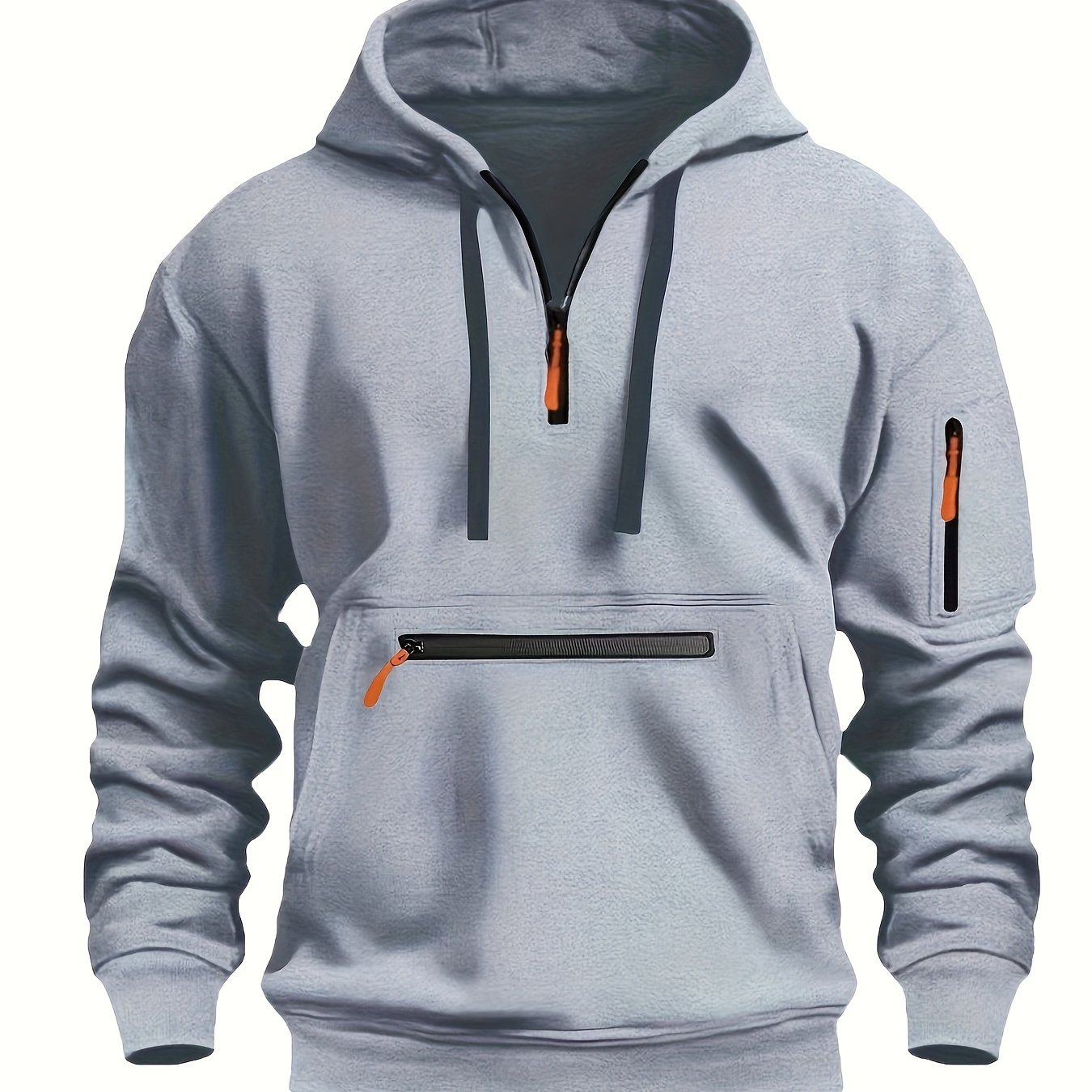 TEMU Men's Sweatshirt Hoodie Pullover Men's Athletic College Style Casual Jacket