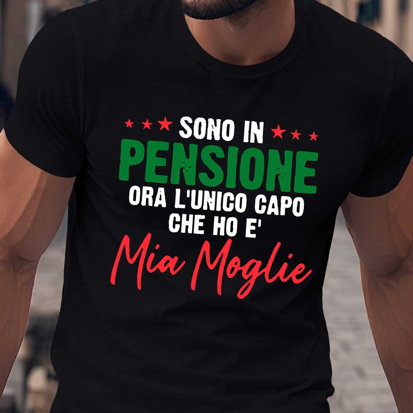 TEMU T-shirt a maniche corte da con citazioni umoristiche italiane su pensionamento per il 2025