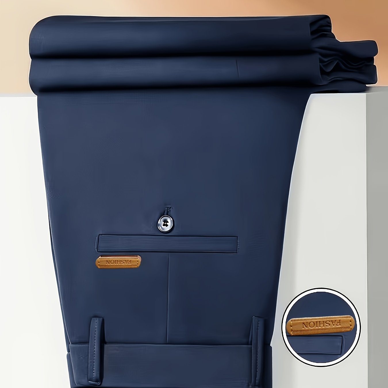 TEMU Pantalones nuevos de negocios casuales para hombre, de elasticidad, resistentes a las arrugas, frescos y transpirables, de negocios ligeros,
