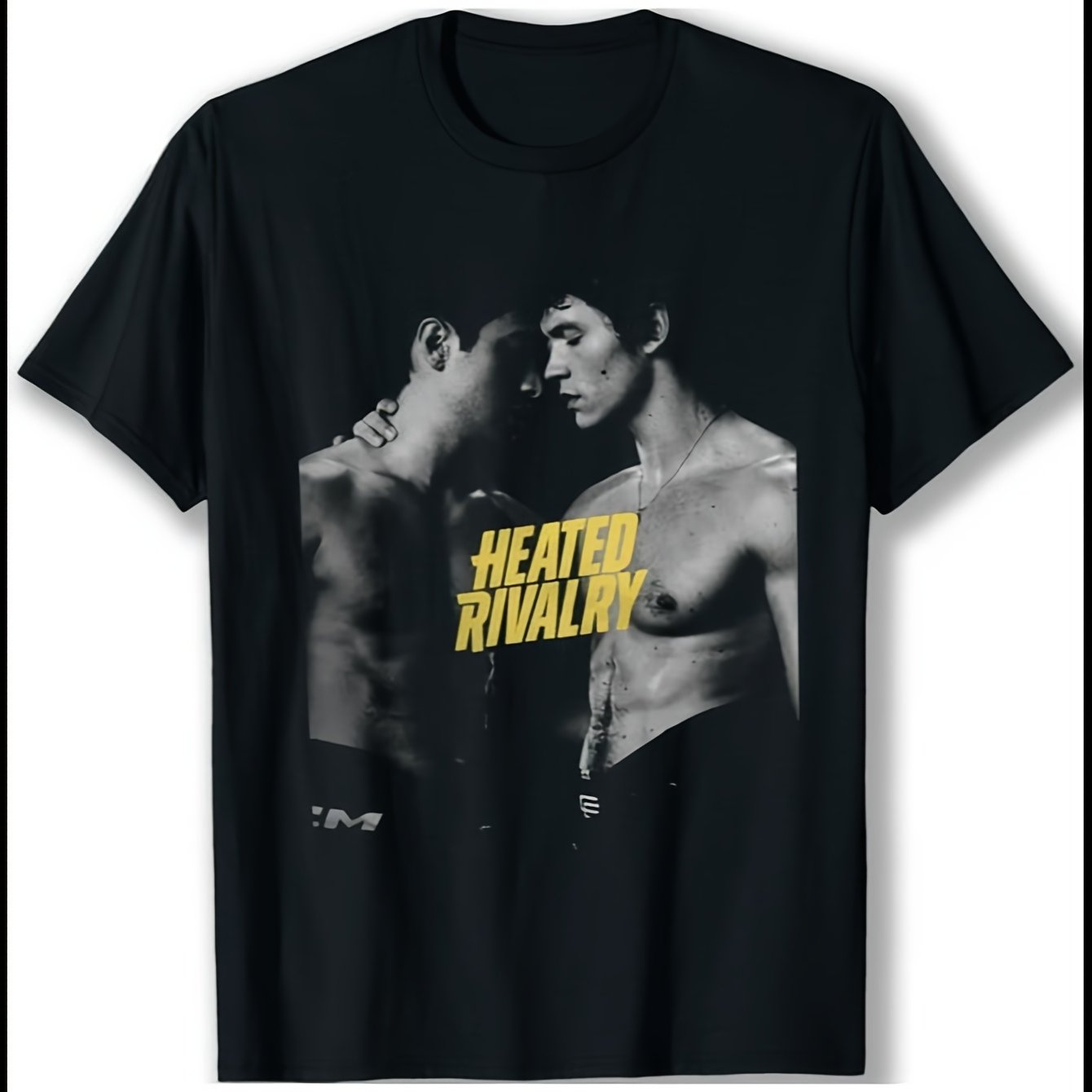 Heated Ilya Rozanov Vintage Graphic T-shirt | Tension-filled Artwork, Football Theme, Casual Crew Neck, Stretch Fabric, Regular Fit, Perfect For , Ideal For Men And Girls