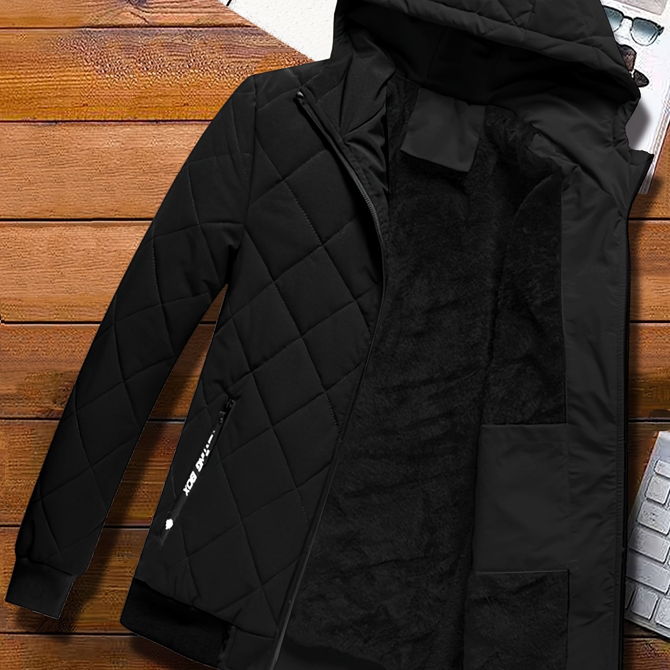 Image of Winter Men's Hooded Warm -lined Jacket