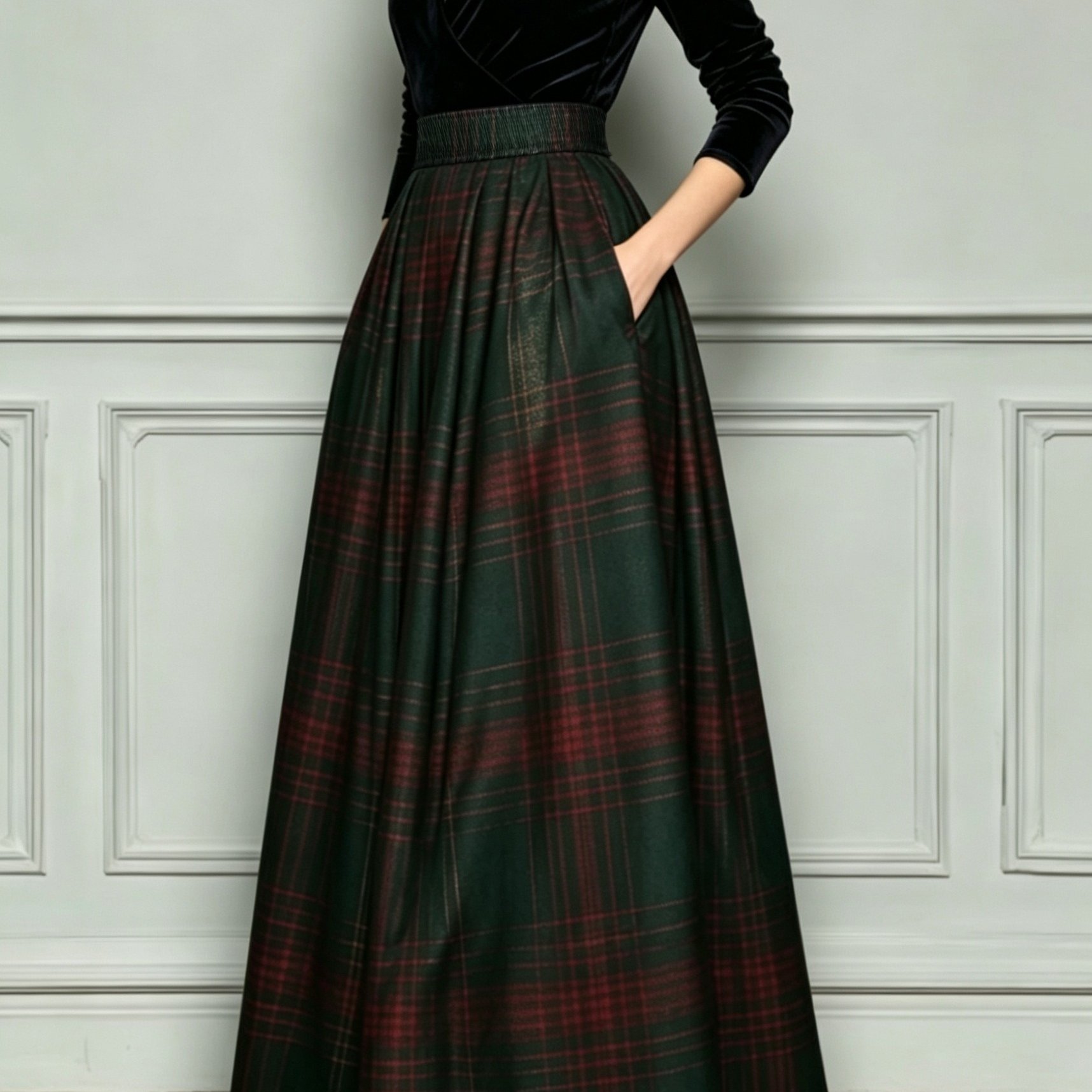 TEMU Women's Half-length Skirt, , Spring And