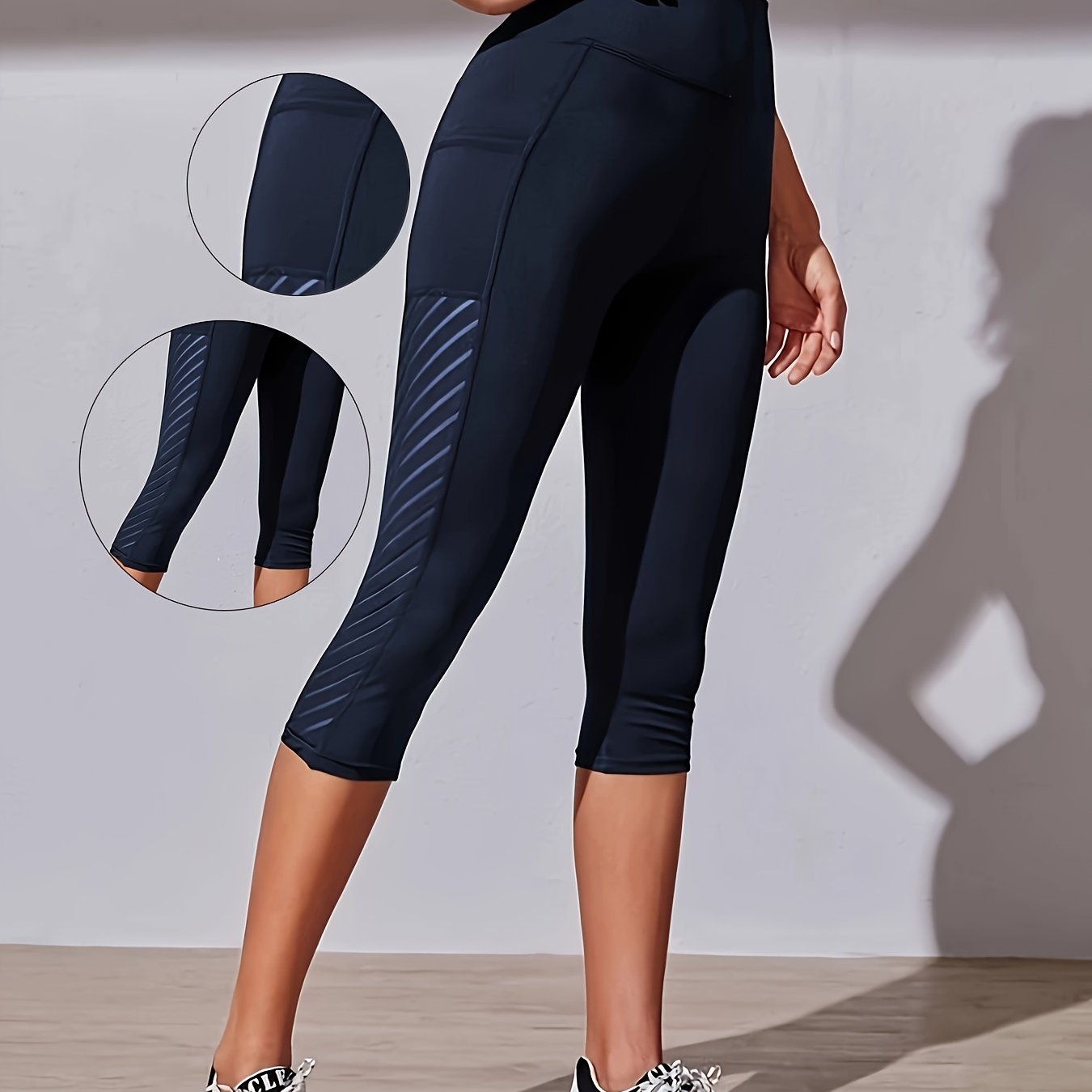 Image of European And American Naked High Waist Elastic Hip Lifting Fitness Tight Fitness Leg Pants New Yoga Pants For Women