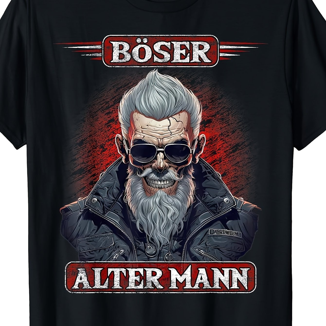 Bad Old Man Men's Motorcycle Biker Sarcasm T-shirt, Black_21 Solid Men Unique Perfect For Home|outdoor|work|gifting (valentine's Day|birthdays|mother's Day) Small-3xl Unisex