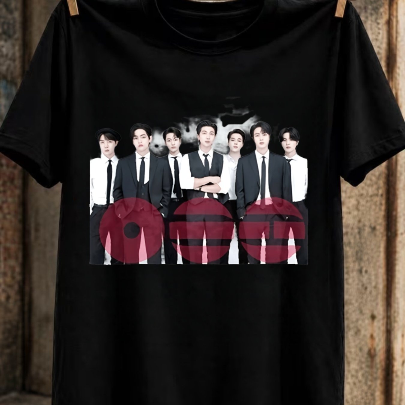 Image of Aorirang Band De Korean Men's T-shirt Unisex Tee