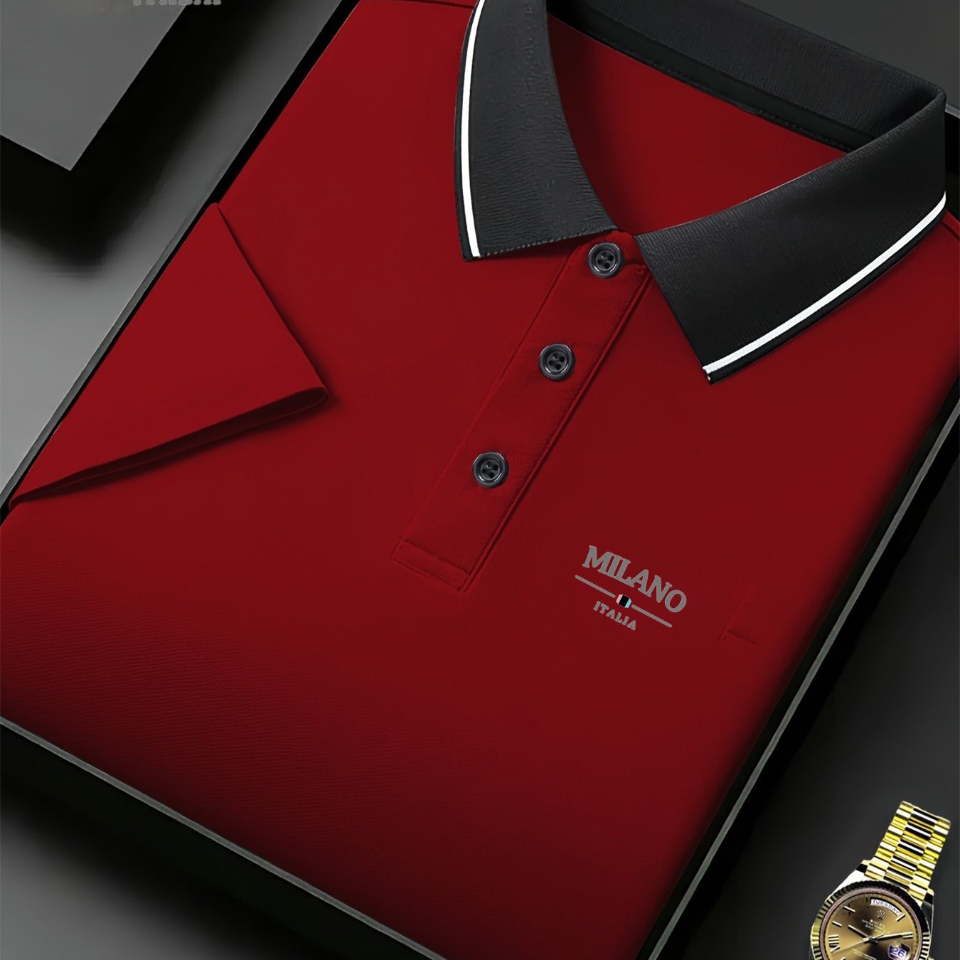 TEMU Minimalist Business Men's Letter Print Short-sleeve Shirt For Daily And Workplace Wear