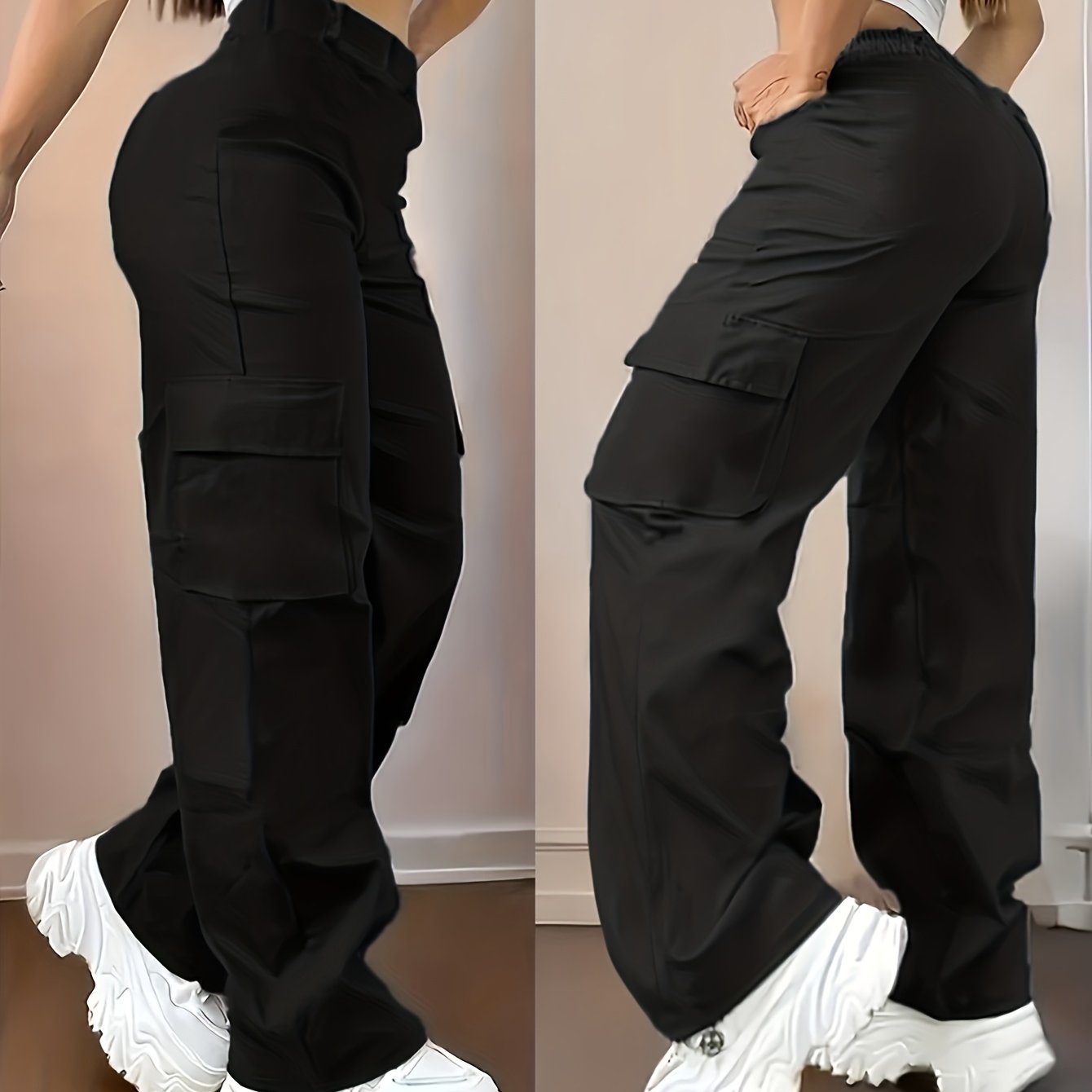 TEMU Women's Fashion Casual Trousers