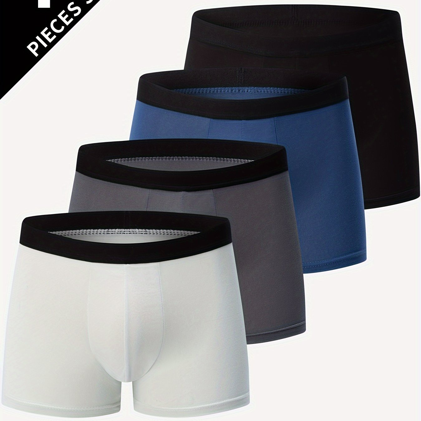 TEMU 4pcs Briefs, Trunks, Shorts, Casual Underwear