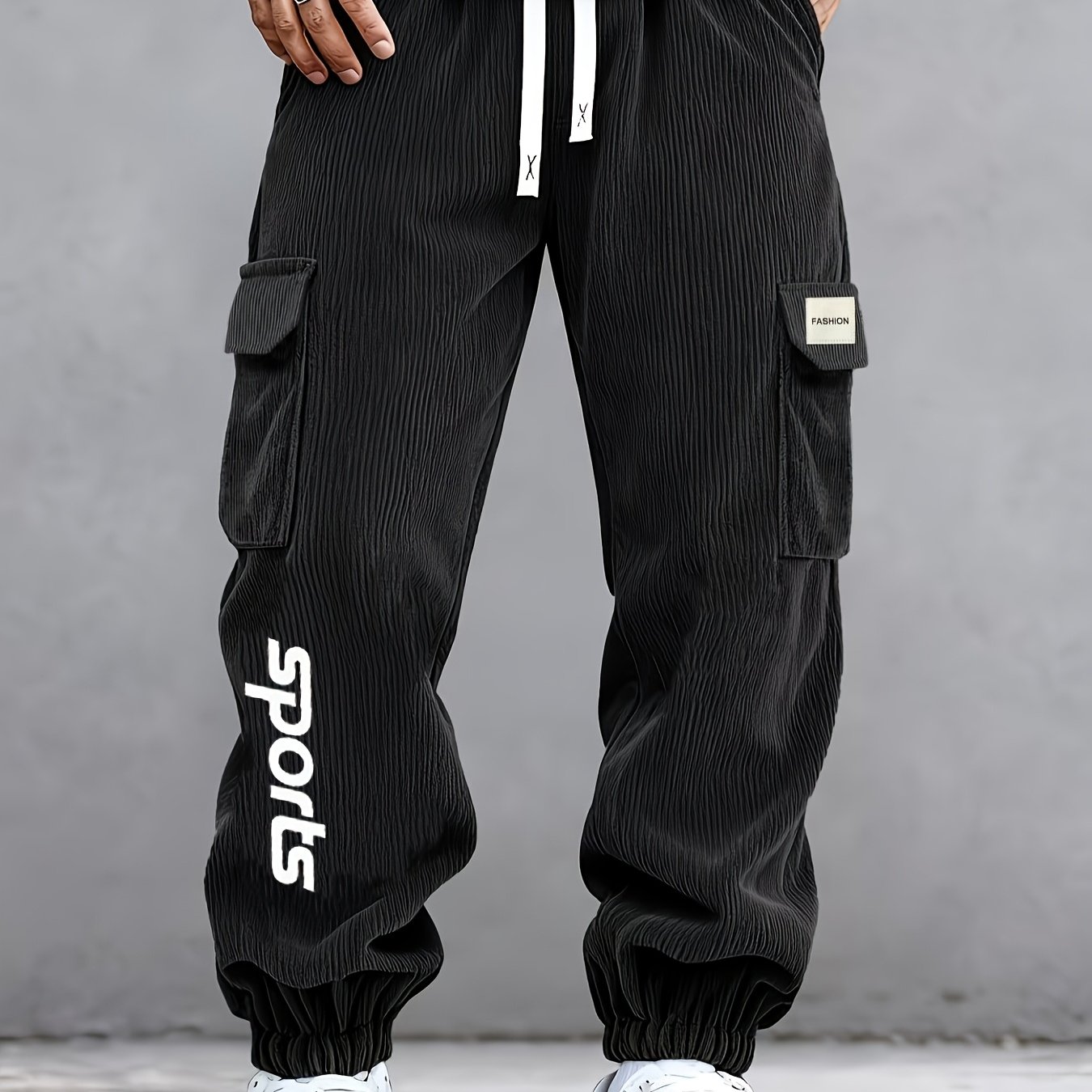 TEMU Pantalon pour Homme de Haute Qualité | Nouveau Pantalon de Sport Décontracté en Velours pour Homme pour , l'Été, et l'Hiver. Pantalon Cargo