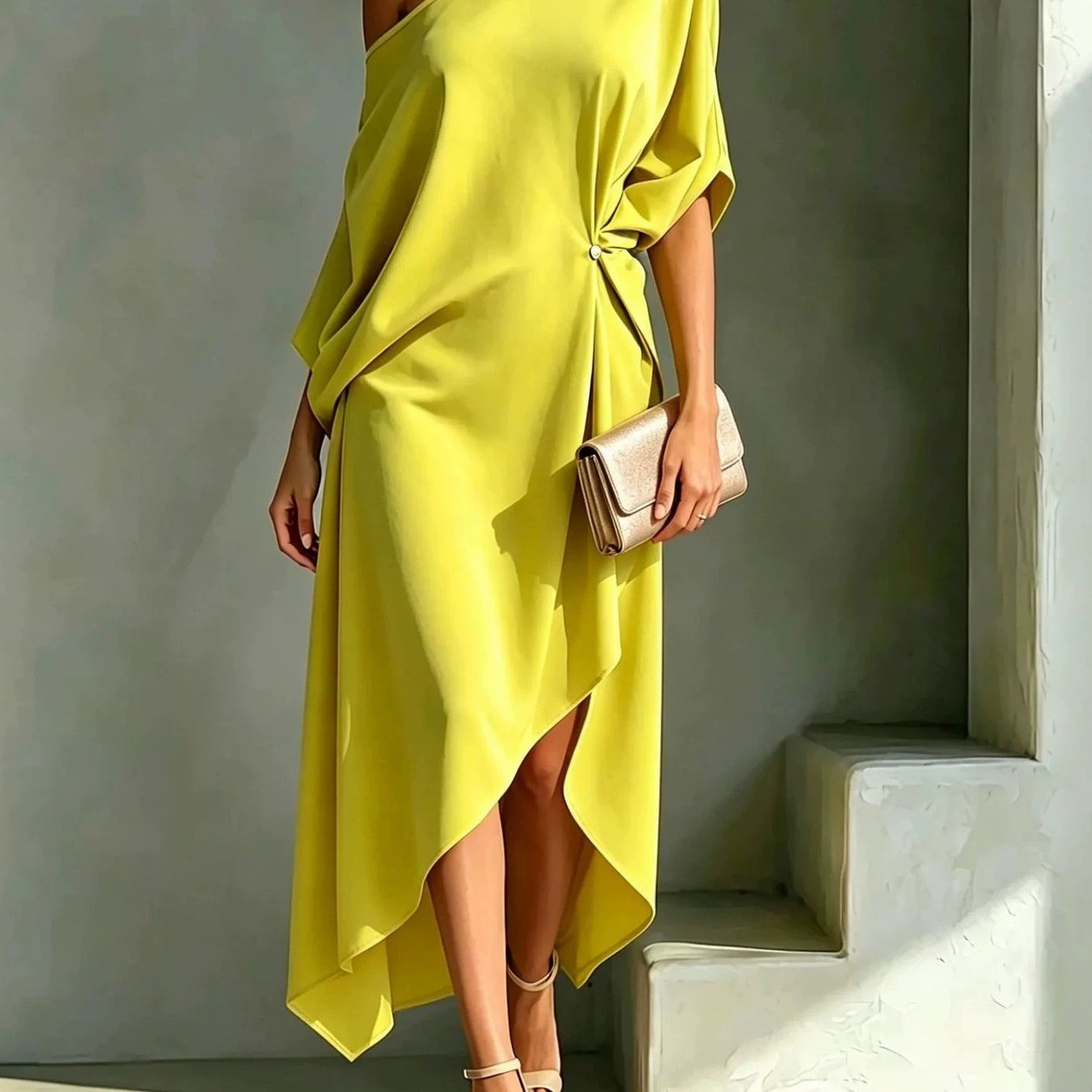New Elegant And Minimalist Women's Sleeveless Dress