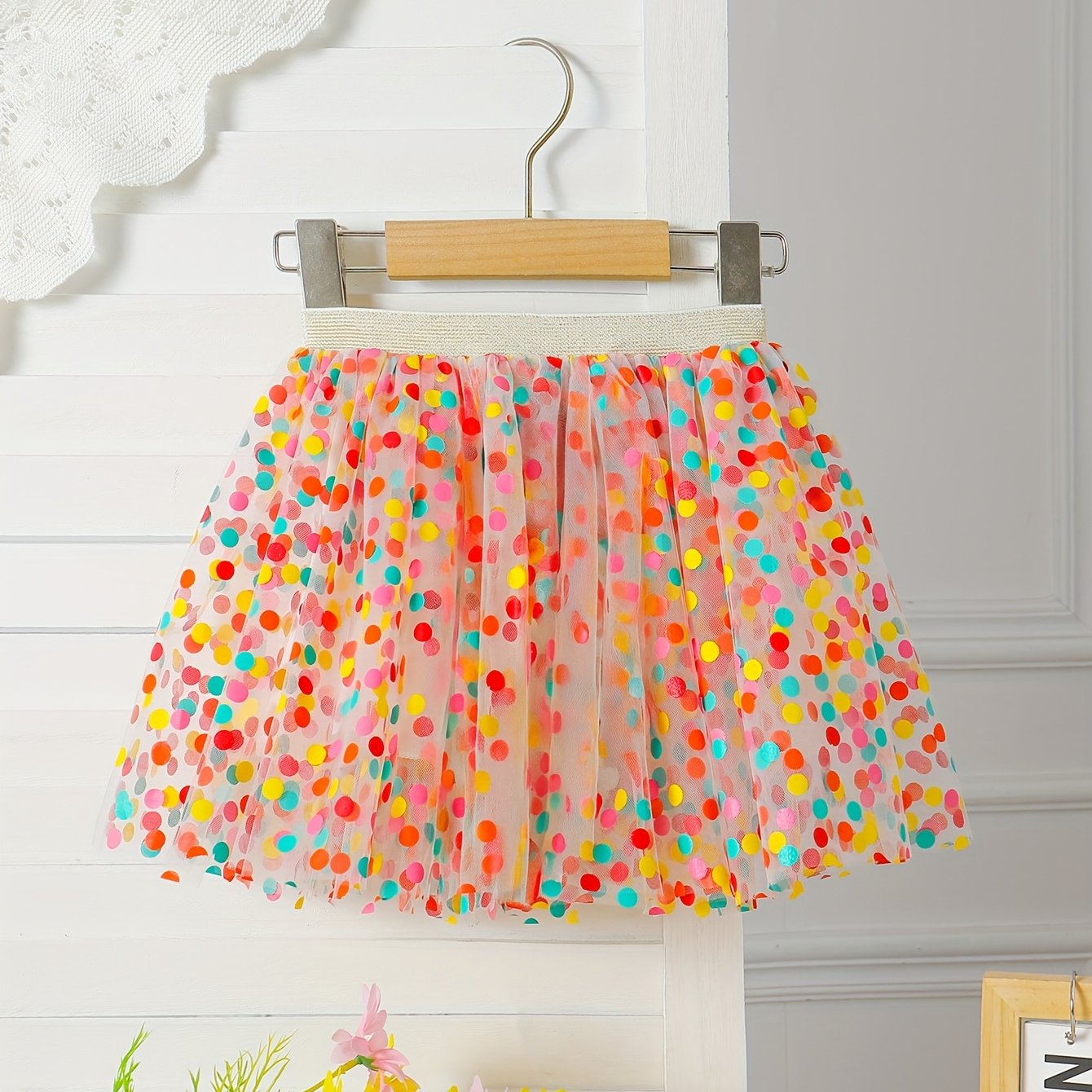 Image of Girls' Summer Skirt 2025 New Style, Stylish Children's Fluffy Tutu Skirt, 1 Piece