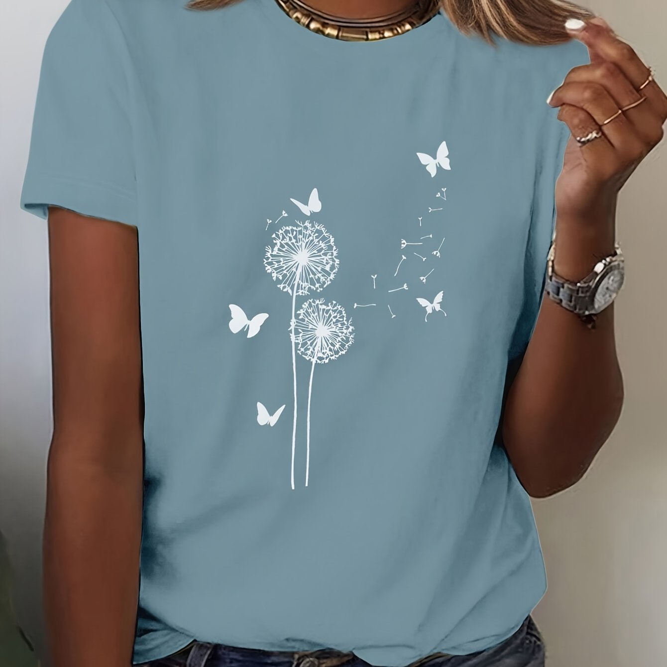 Women's Elegant Fashion Printed T-shirt