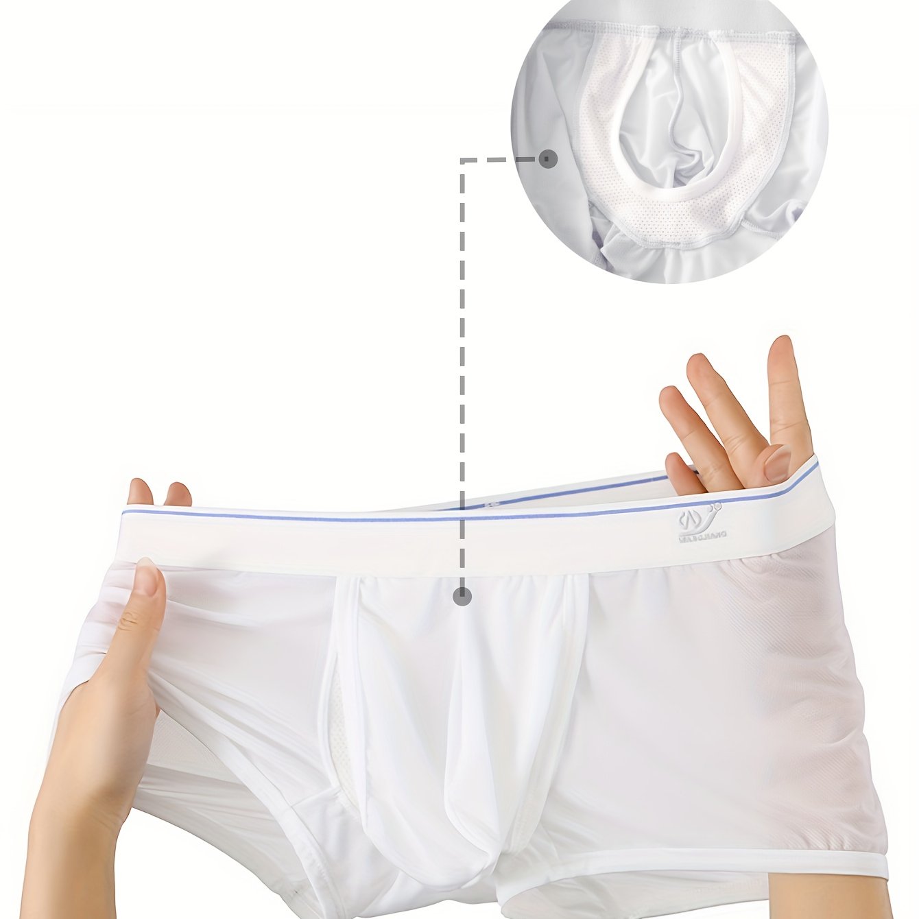 TEMU Thanksgiving Gift: Men's Cooling Boxer Briefs With Surgical Precision Support Pouch, Breathable