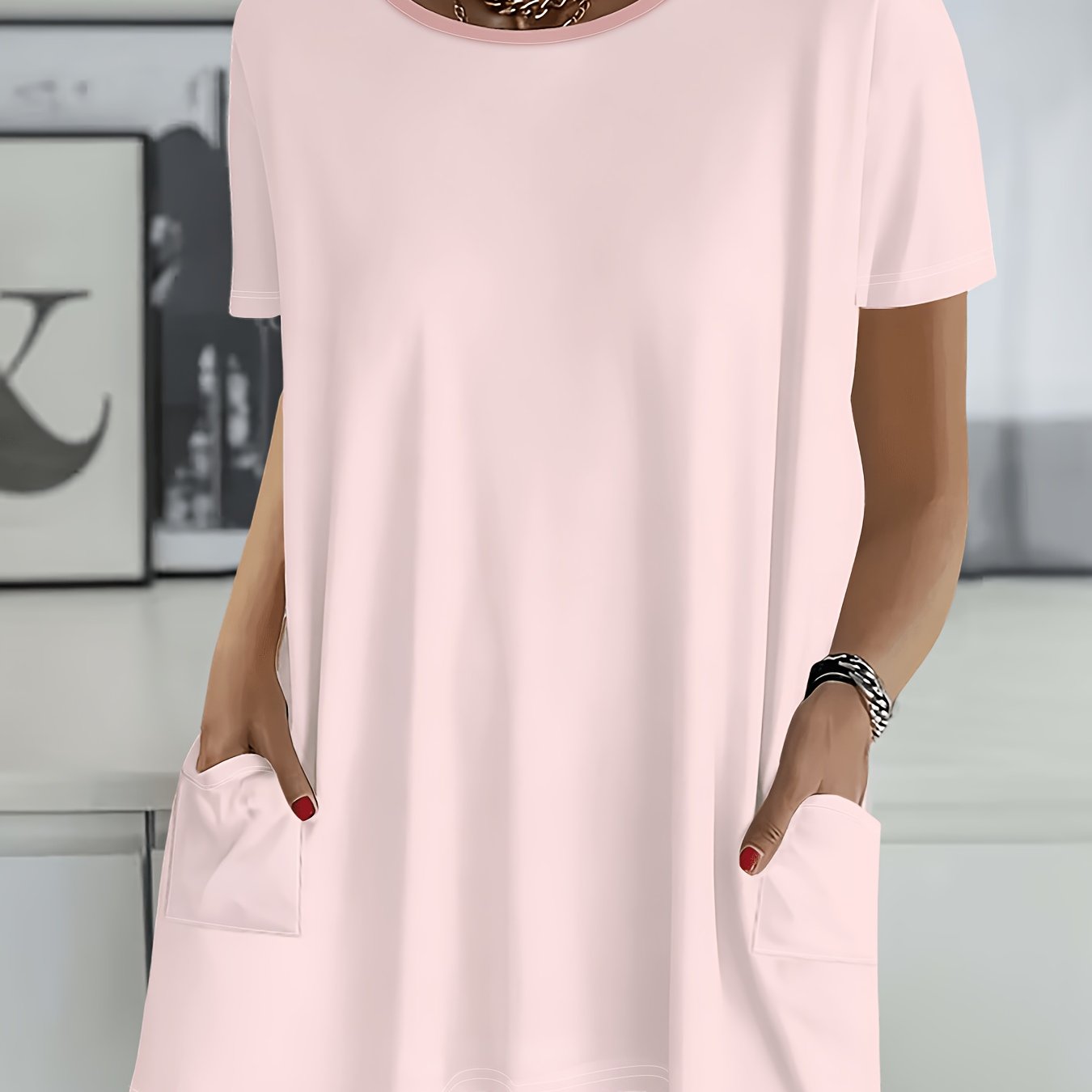 TEMU Simple -size Women's T-shirt