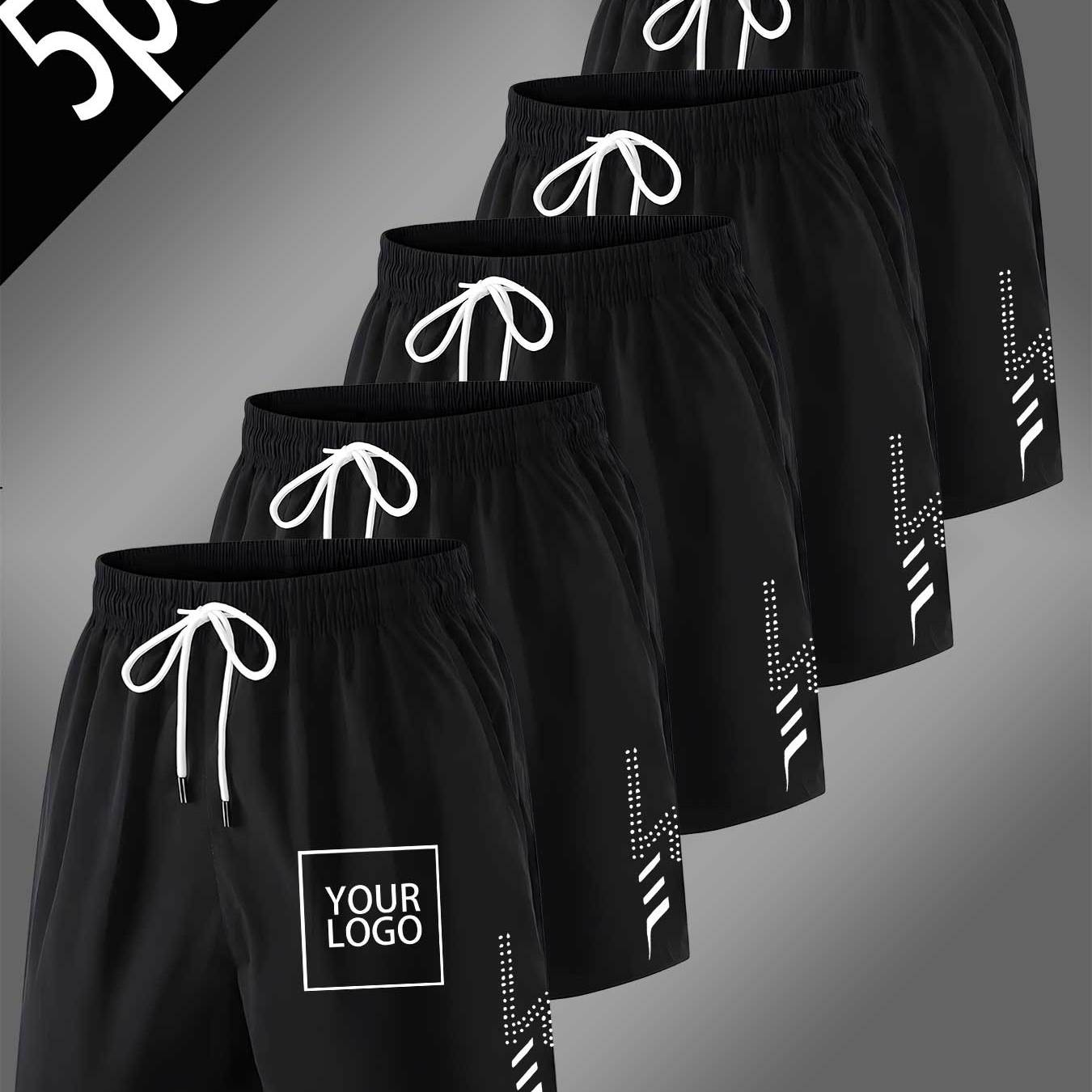 TEMU [Set da 5 pezzi] Pantaloncini sportivi da personalizzati, , con stampa traspirante, ideali per l'outdoor e , realizzati sulla base di immagini ,