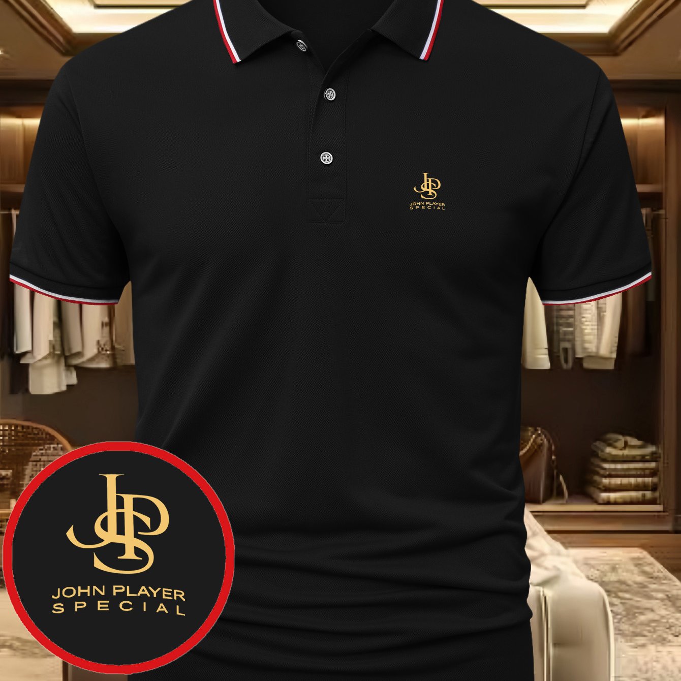 E-shop Neues Henry-Shirt für Herren in Übergröße, Business-Kleidung mit ausgereiftem Charme, kurzärmeliges T-Shirt, hochwertiges Herrenhemd mit Revers,