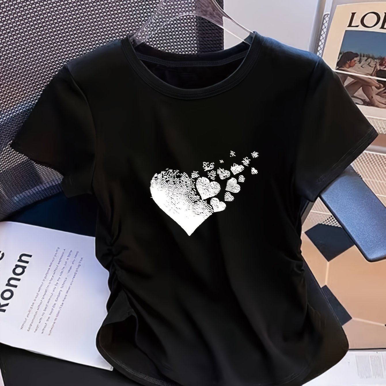 TEMU Newly Women's Top With A High-waist Design That Cinches The Waist For A Slimmer Figure. Elastic, Very Suitable For Casual Wear, And Features A