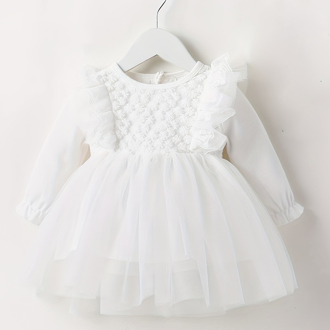 Baby Dress Spring And Autumn Baby Newborn Baby Dress Gauze Skirt