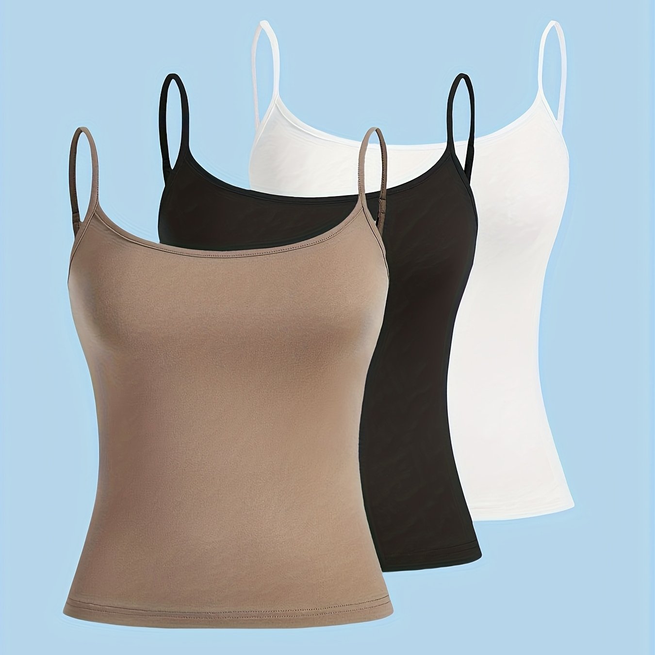 Women' Slim Strapless Top 3pcs