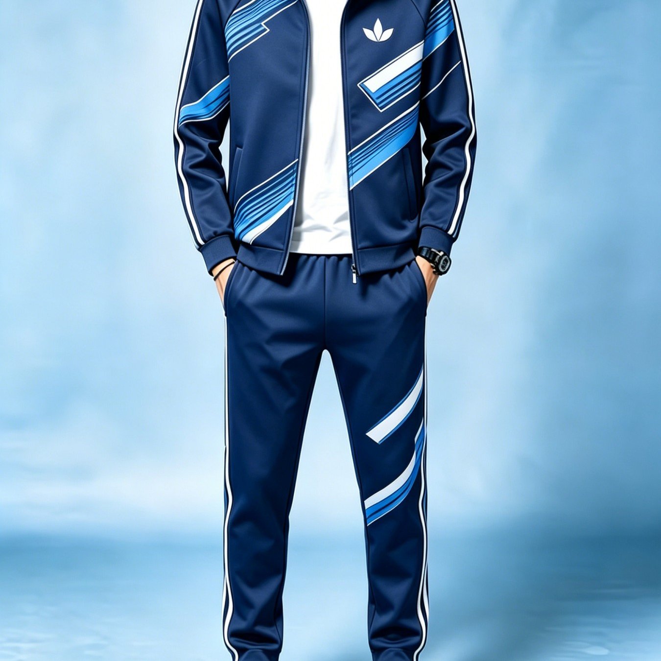 2026 European And American Men's Casual Sports Suits, Men's Sports Jackets, Men's Casual Sports Trousers Digital Printing, Home, Outdoor, Beach, Gym And , Men's Gifts, Father's Day Gifts