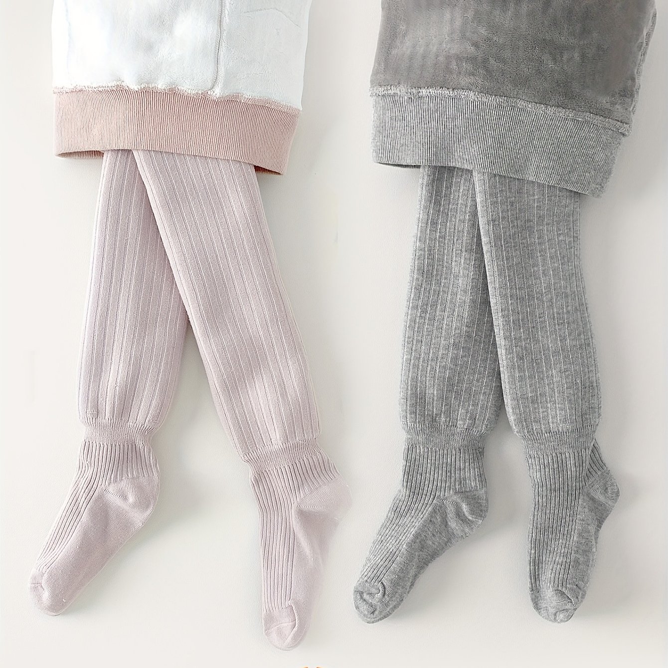Image of [tights With Label On Packaging] Kids Tights Girls' Leggings, Thickened Style For , Easy, Casual And Versatile. Suitable For Outdoor Wear. Baby Toddler Leggings Socks
