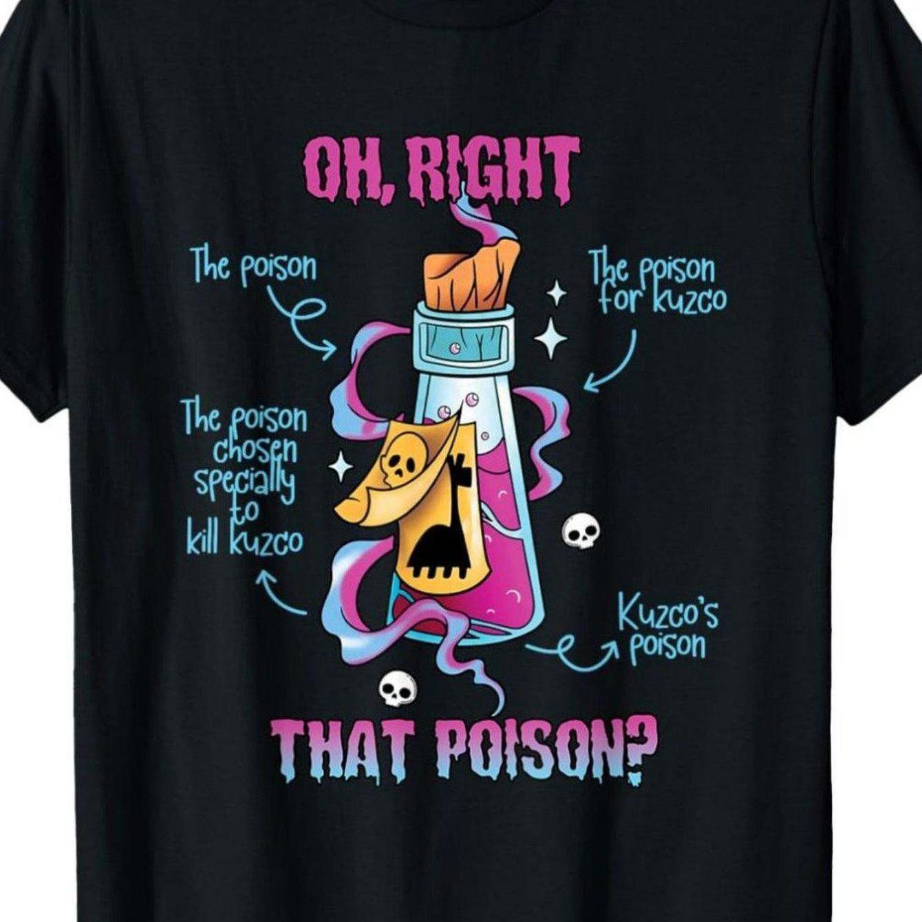 TEMU T-Shirt Halloween Vintage Drôle " Oh Poison-Lama" - T-Shirt