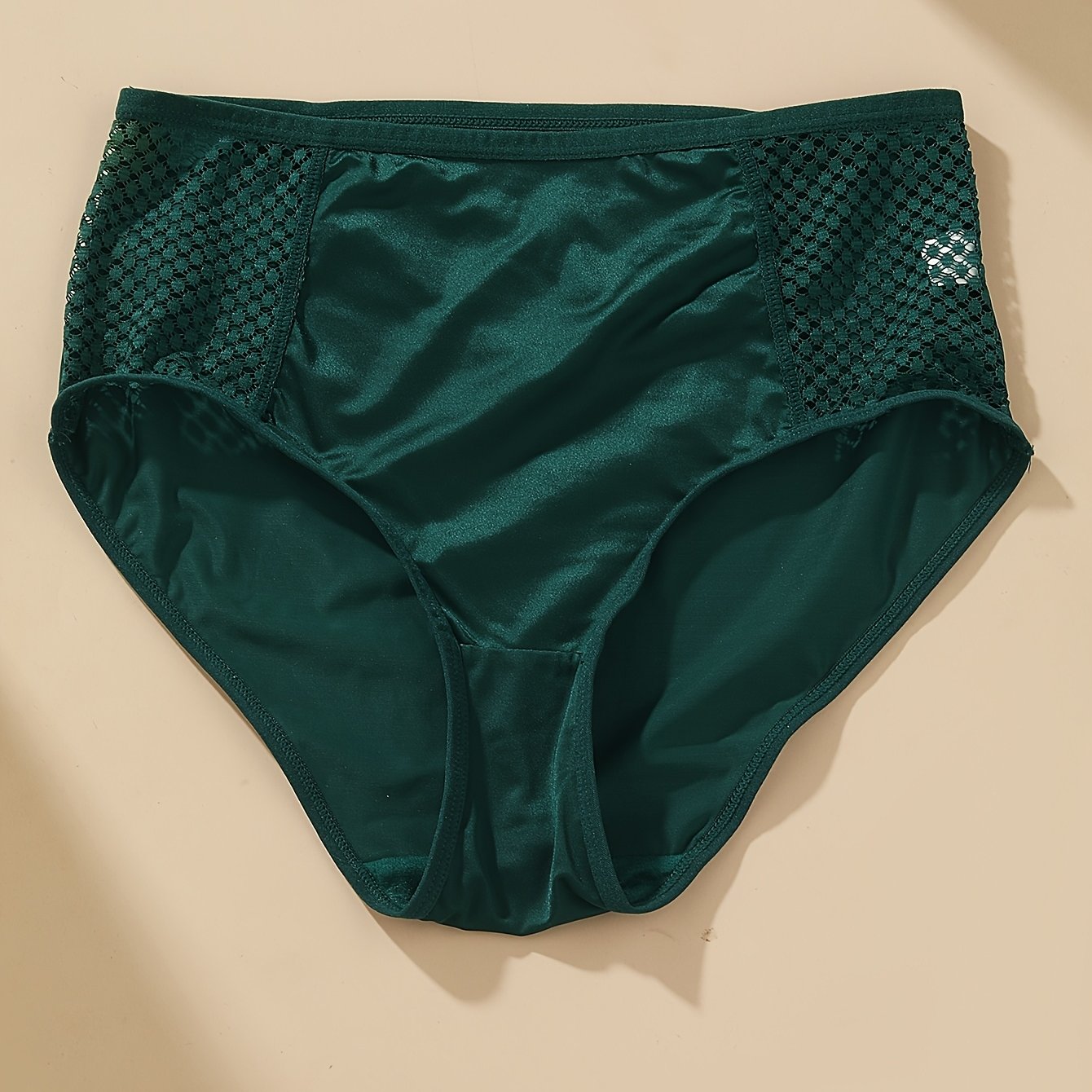 TEMU レディース セクシー シームレス 透かし彫り クロス編み ハイウエスト パンティー スポーツ用 快適で通気性抜群