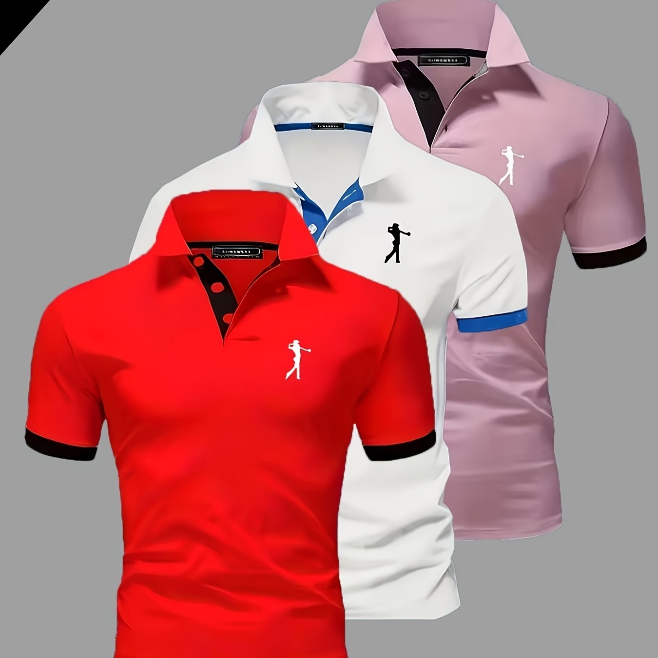 TEMU Men's Summer Shirt, Breathable, Baseball Style, Versatile For Business And Casual Wear