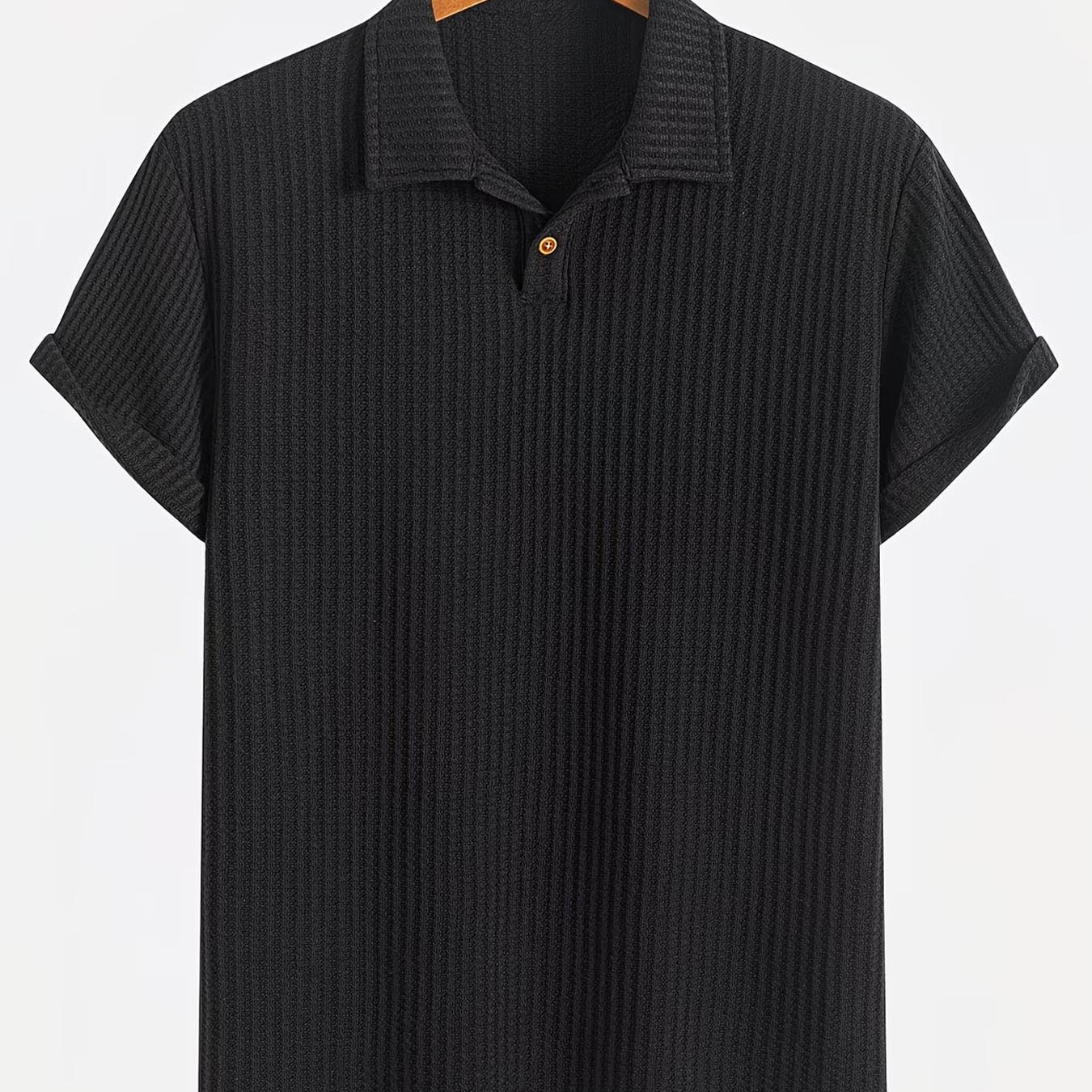 TEMU Thin And Breathable Men's Business Shirt, Short Sleeve, , Simple Solid , Durable And Versatile For Daily Casual Wear, Men's Summer Short Sleeve