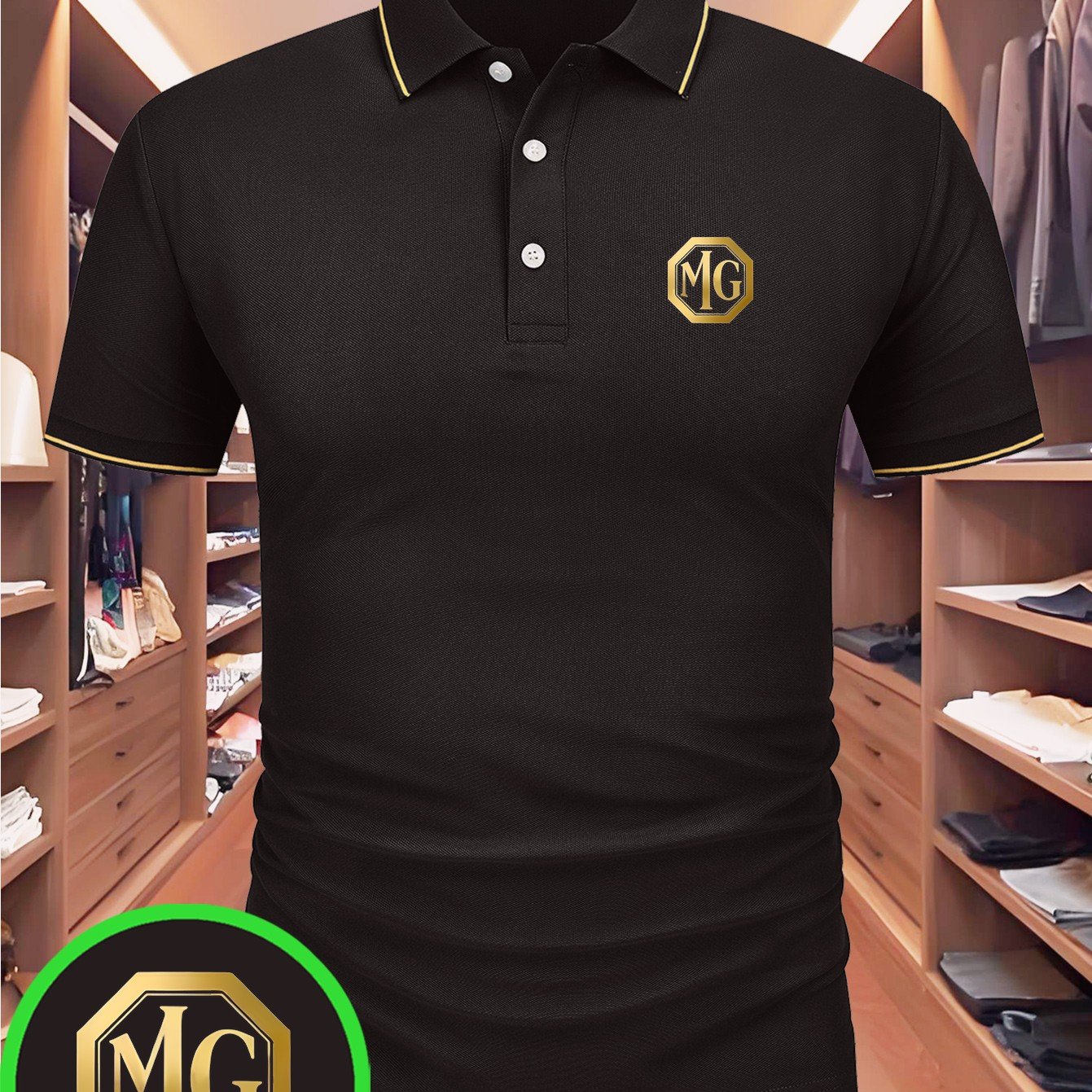 TEMU Men's "for Mg" Graphic Print Shirt, Short Sleeve Lightweight Performance T-shirt, Casual Sporty Style Stretchy Comfortable Golf Shirt, Versatile
