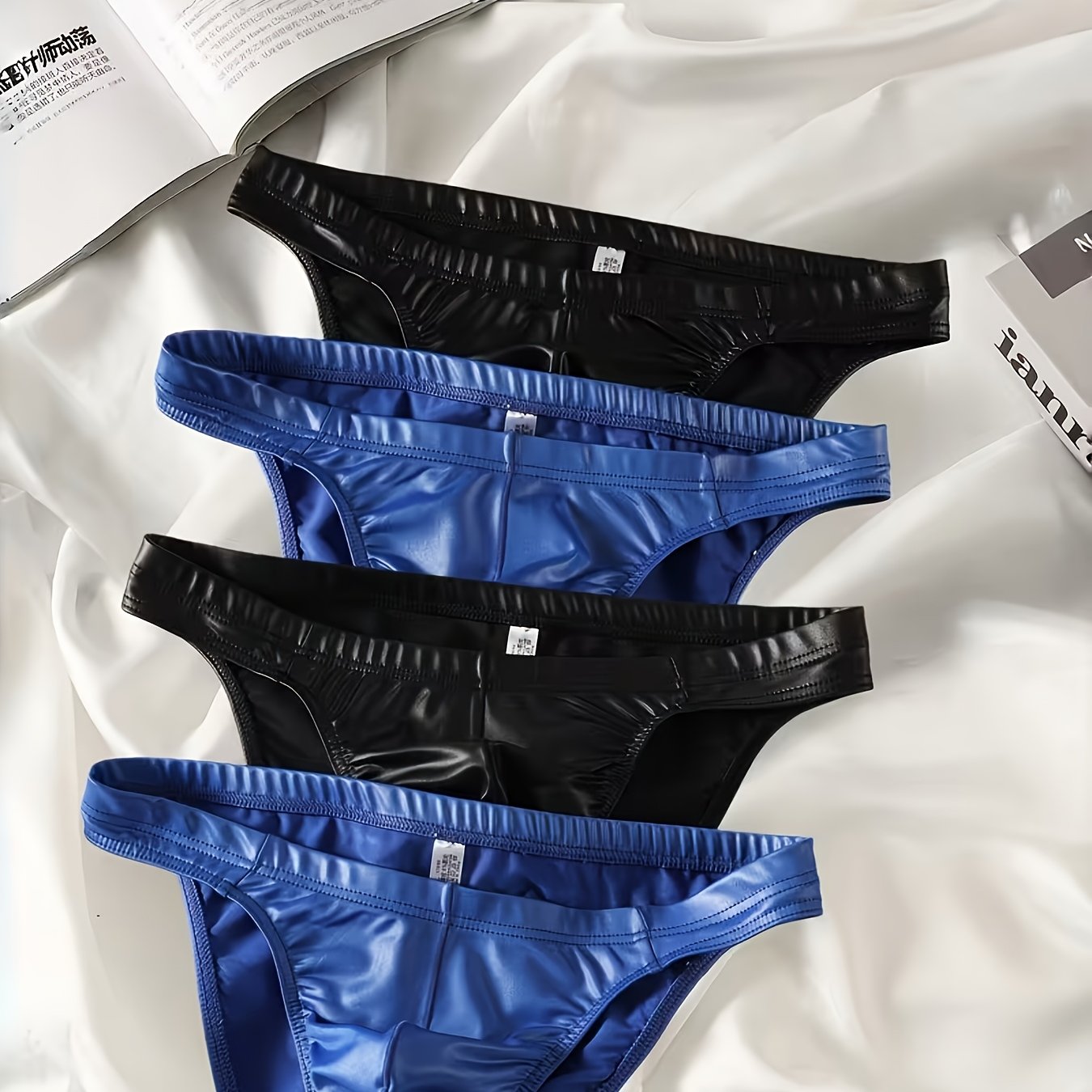 4pcs Men's Briefs - Sexy Breathable Stylish Underwear For Young Men