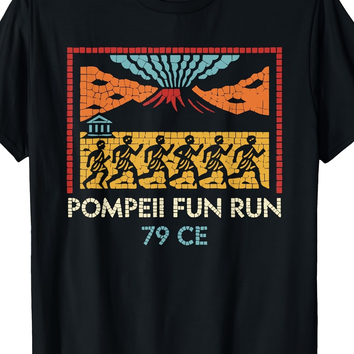 TEMU Run9 Ce Vintage Roman History T-shirt