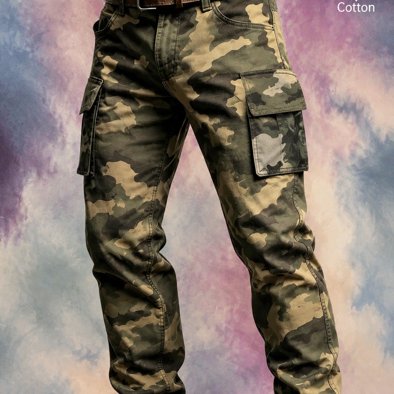 2026 Men's 3d Printed Work Trousers (beltless): Casual Versatile Men's Pants For
