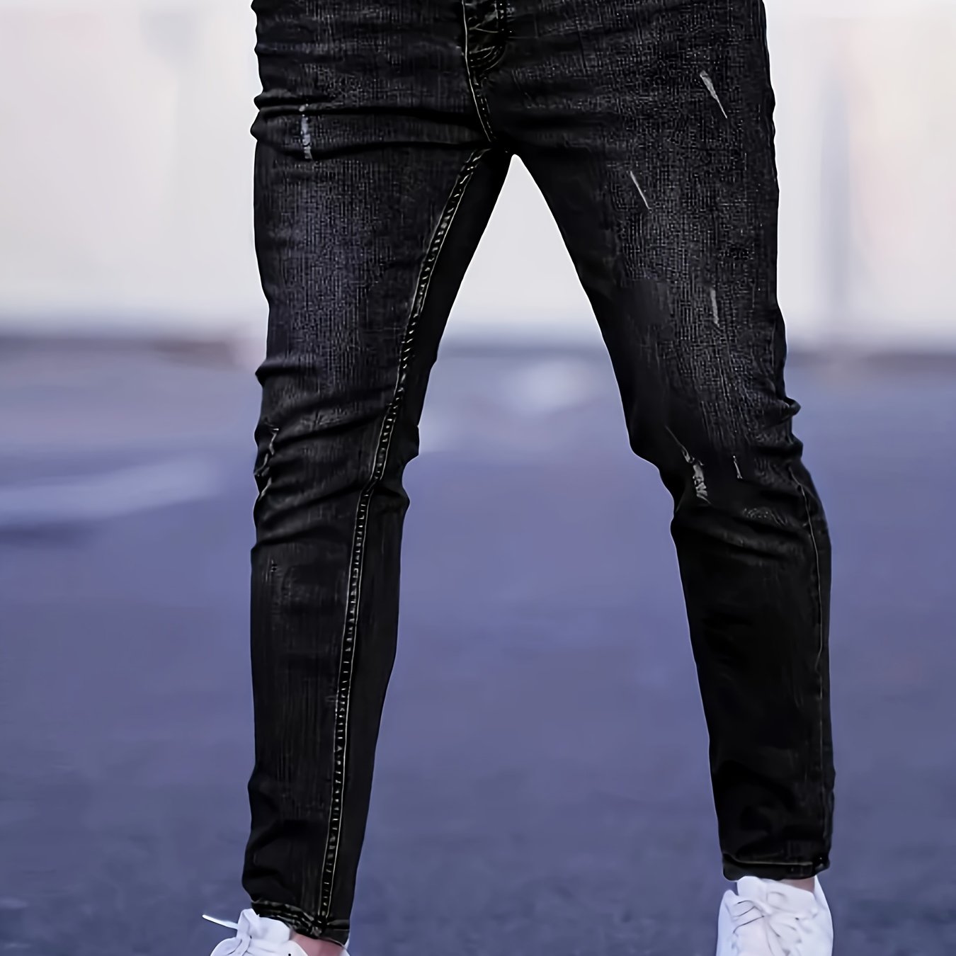 Casual Denim Ankle Pants