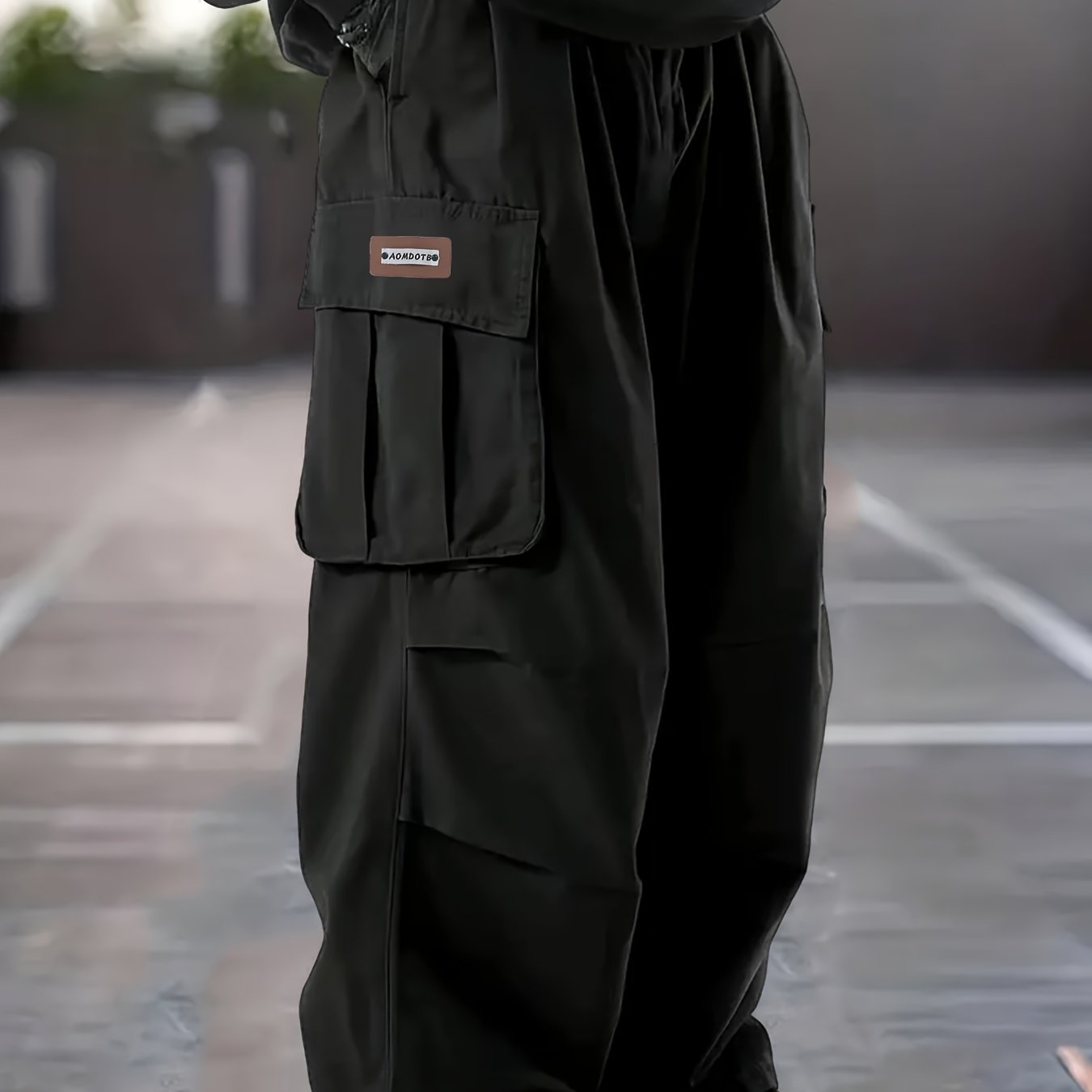 TEMU Autumn Winter Plus Size Men's Casual Cargo Dress Pants. 3d Large 2xl-7xl Straight Trousers. Street Straight Loose Pants. American Hip-hop Long