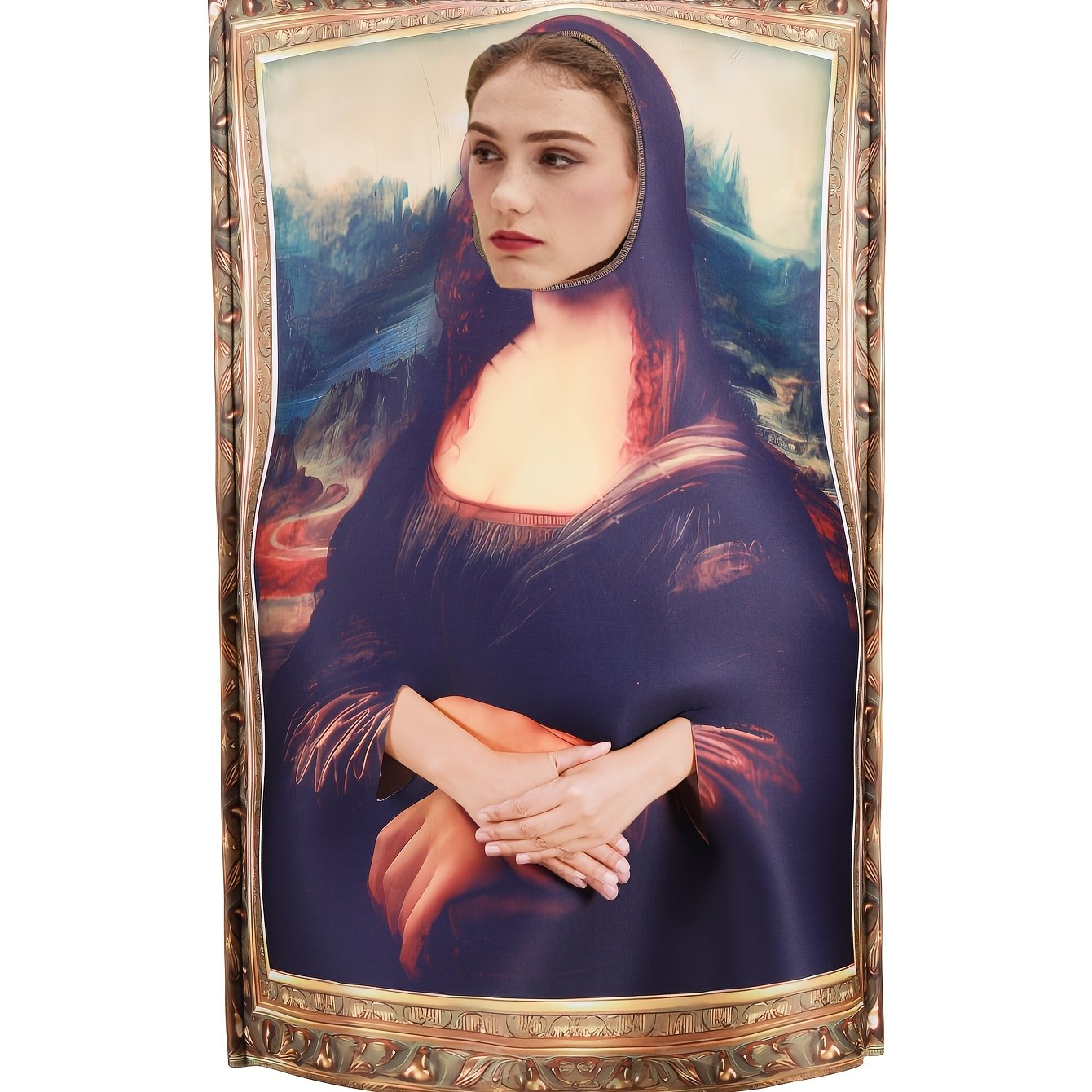 Cool Famous Painting Cosplay Costume - Become The Star Of Your Halloween Party, A Fun And Stylish Outfit For Performance And Speech Classes, Perfect As A Halloween Or Christmas Gift
