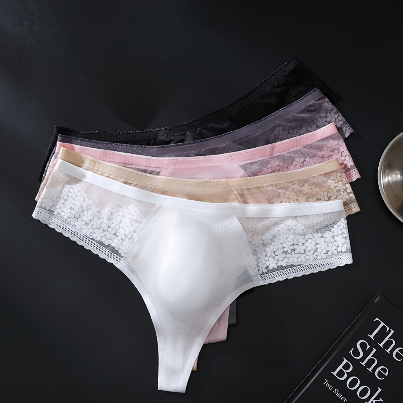 Men' T-shorts 5pcs, Pouch Breathable Briefs