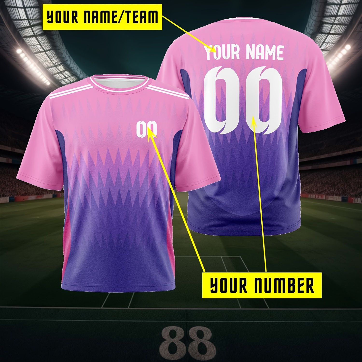 TEMU European German Men's Casual Soccer Jersey, Loose Fit Breathable Crew Neck T-shirt, Comfortable Fitting Football Sportswear, Personalized Custom