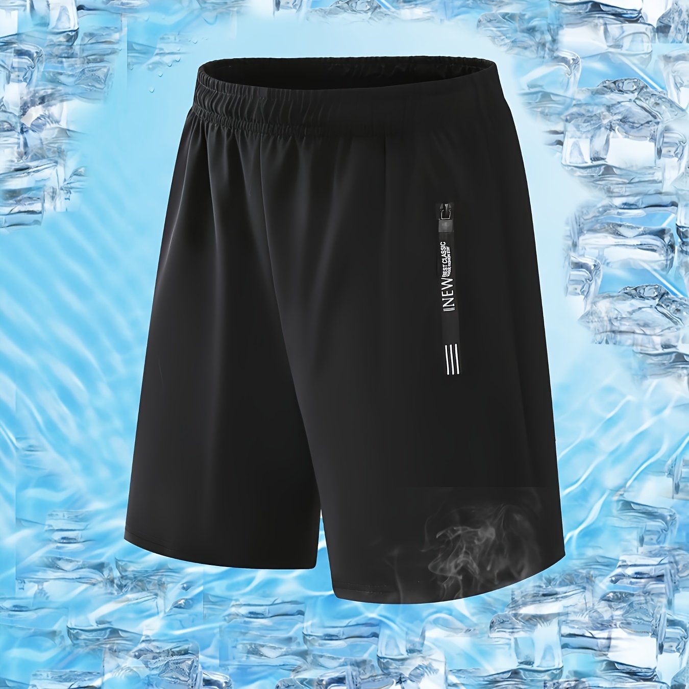 Image of Boys' Quick-dry Shorts, Mid-large Size Kids' Summer Lightweight Pants, Casual Sports Pants, High-stretch Cool And Comfortable Outerwear Pants For Boys, Perfect For Outdoor