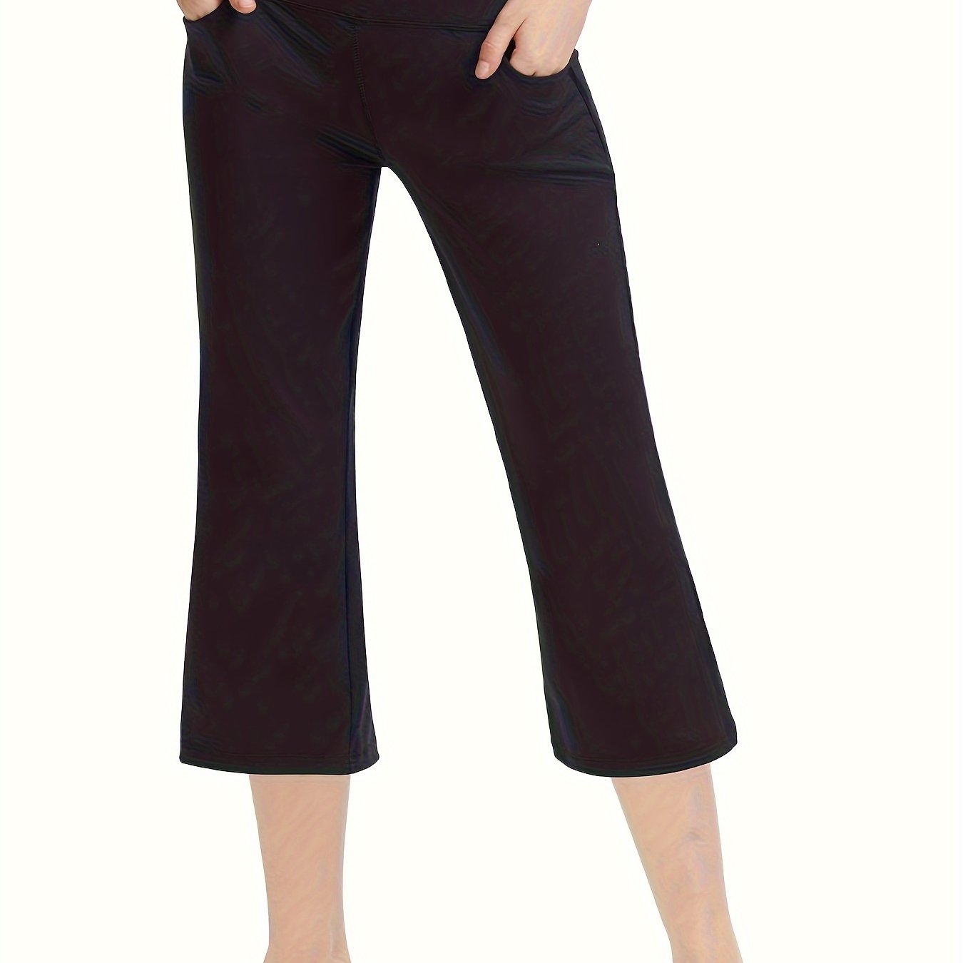 E-shop Europäische und amerikanische Mode Damen High-Waist Slim Fit Lauf Tanz Training Yoga Hosen Leggings Wide-Leg Pants