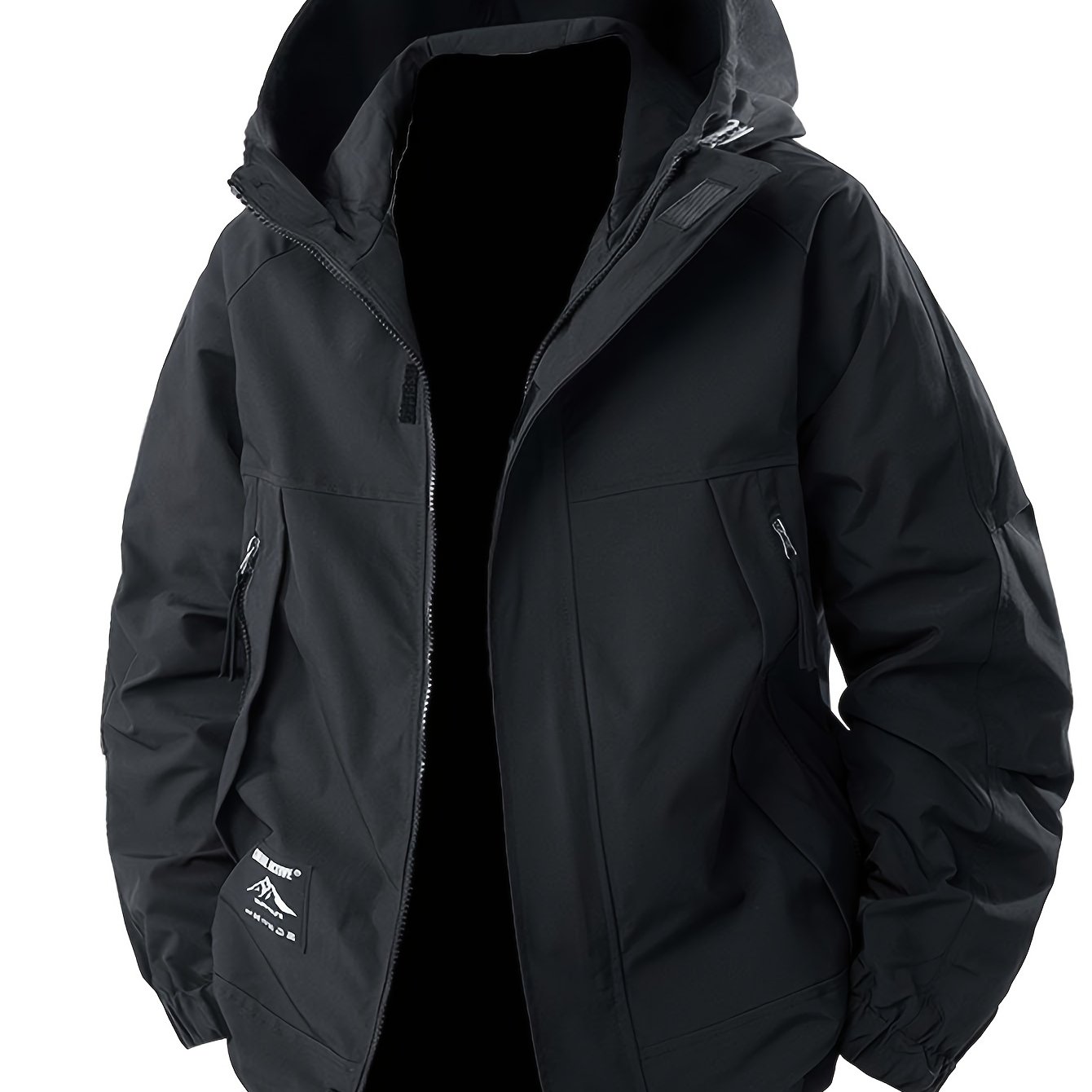 TEMU Plus Size Workwear Jacket For Women, Spring/autumn 2025 New Style, Solid Color, Fashionable Loose Fit Jacket