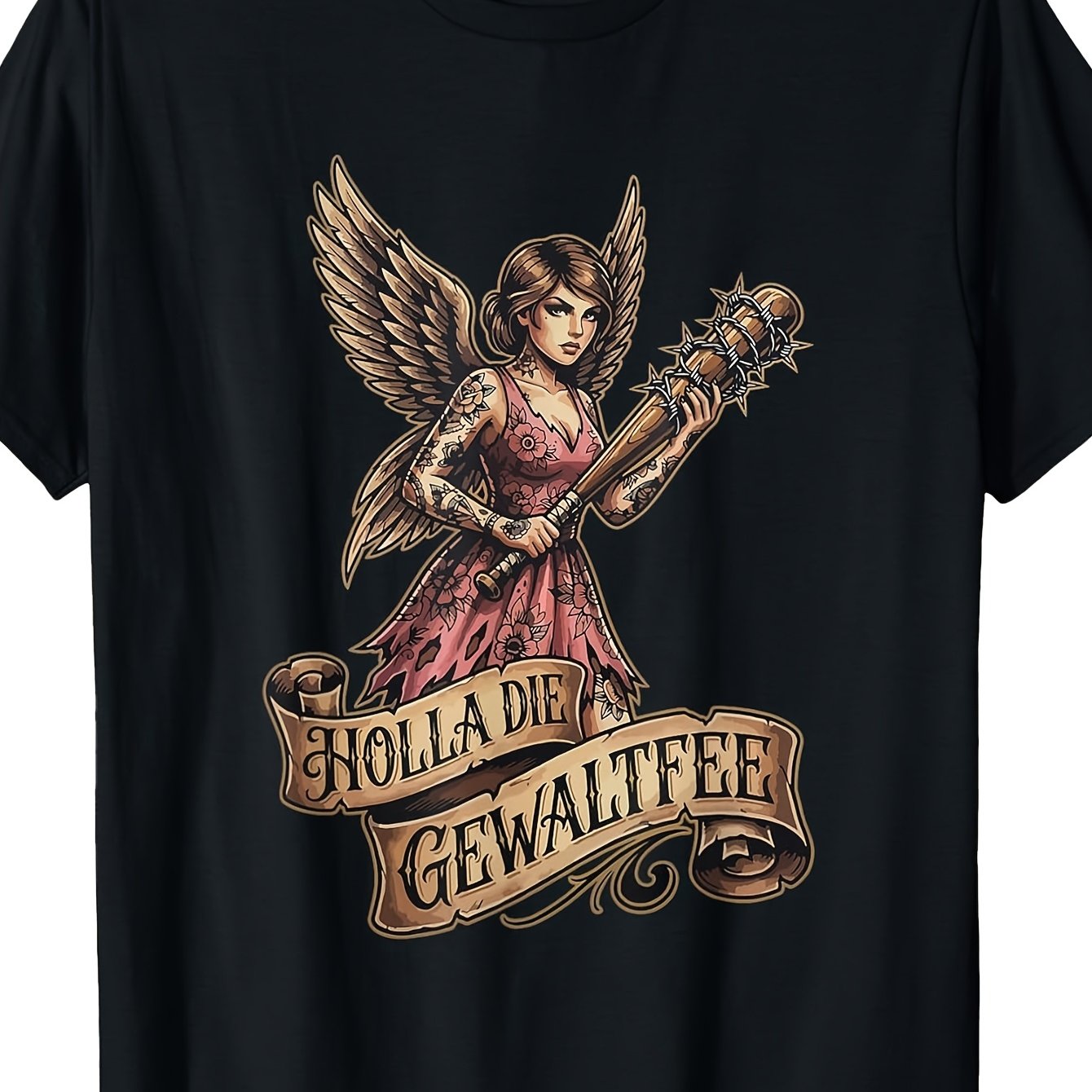 Image of The Violence Fairy Sarcasm Funny Sayings T-shirt 2 T-shirt Classic Perfect For Home|work|outdoor|gifting (valentine's Day|birthdays|mother's Day) All Sizes Unisex